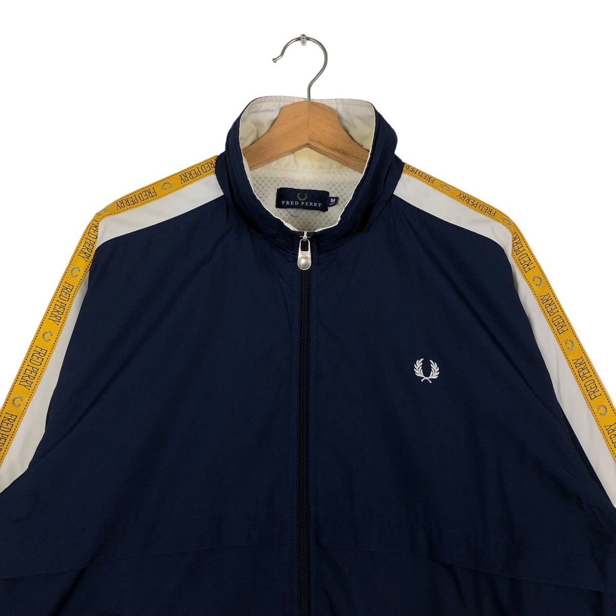 Fred Perry 🔥90’s Vintage Fred Perry Striped Jacket Inspire Raff Simons Size US M / EU 48-50 / 2 - 3 Thumbnail