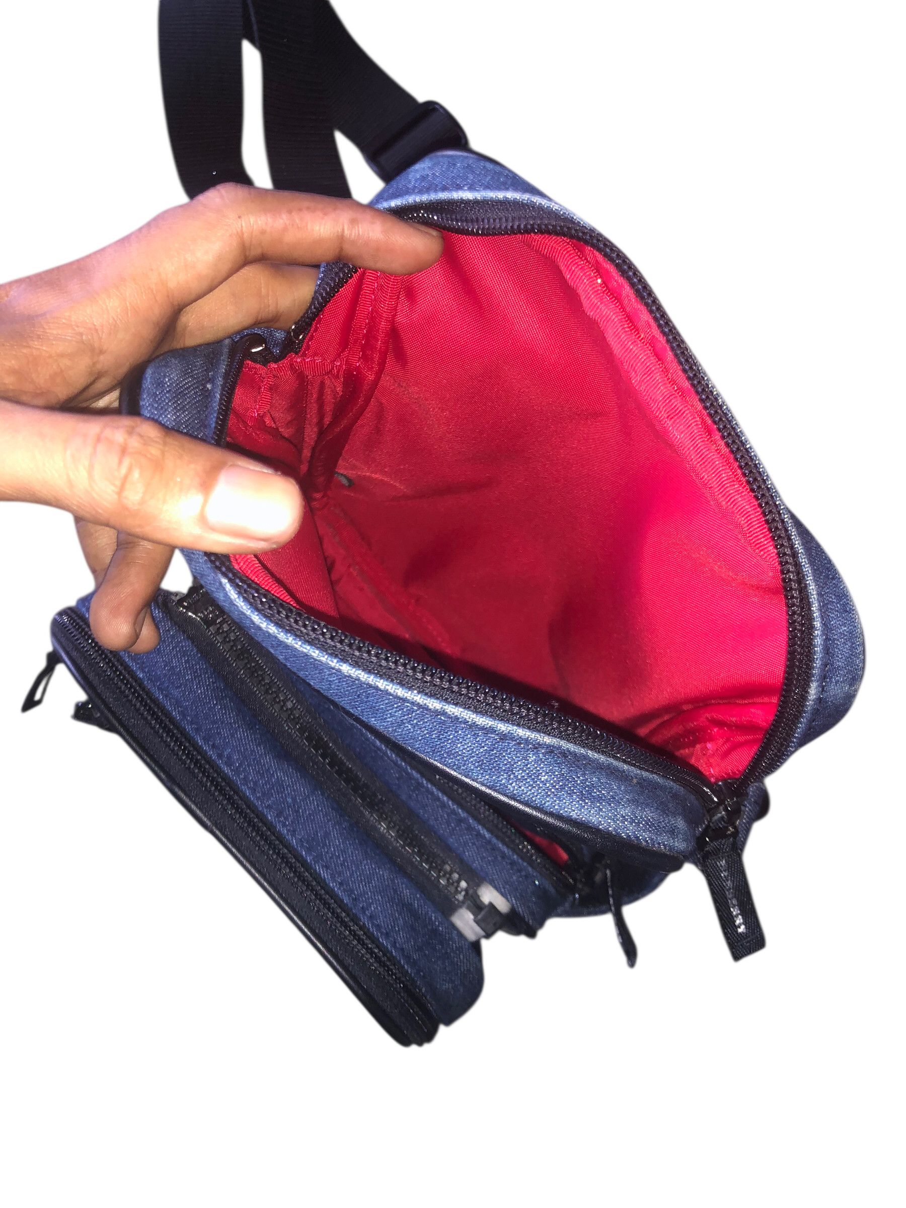 Burberry 🔥BURBERRY LONDON Denim Pouch Detachable 2 Way Bag Crossbody Size ONE SIZE - 6 Thumbnail