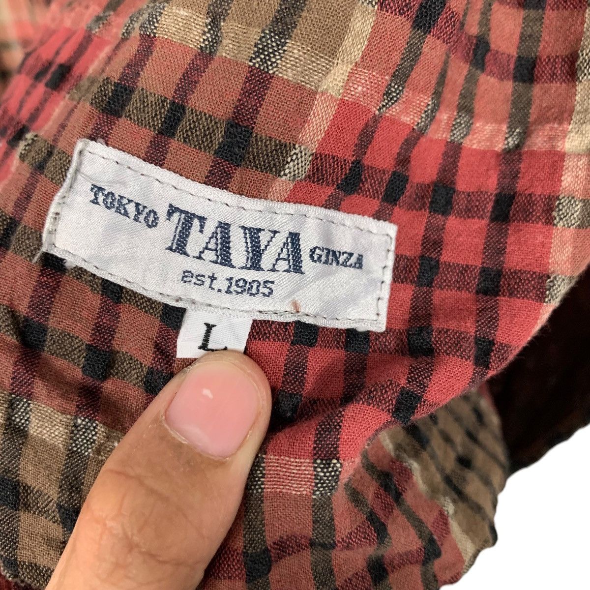 Vintage TOKYO TAYA GINZA Checked Casual Jacket #2685-C120 Size US L / EU 52-54 / 3 - 14 Thumbnail