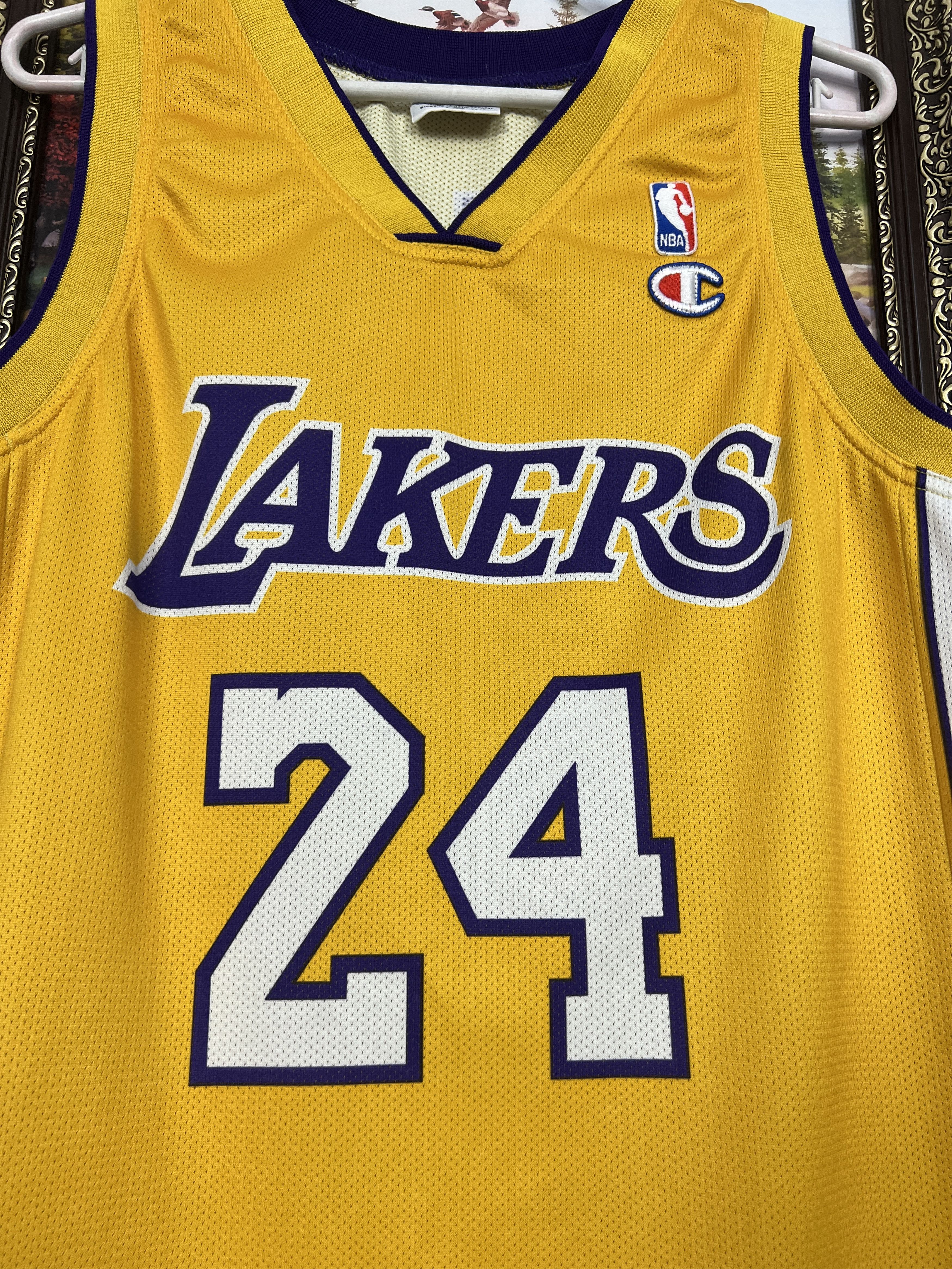 Champion Vintage 90's Champion Los Angeles Lakers #24 Bryant Jersey Size US L / EU 52-54 / 3 - 3 Thumbnail
