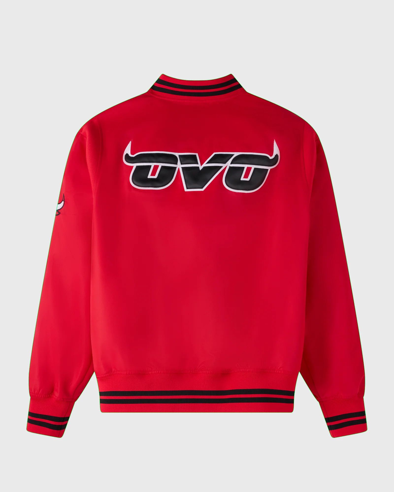Drake OVO x NBA x CHICAGO BULLS SATIN VARSITY JACKET Size US XXL / EU 58 / 5 - 6 Thumbnail