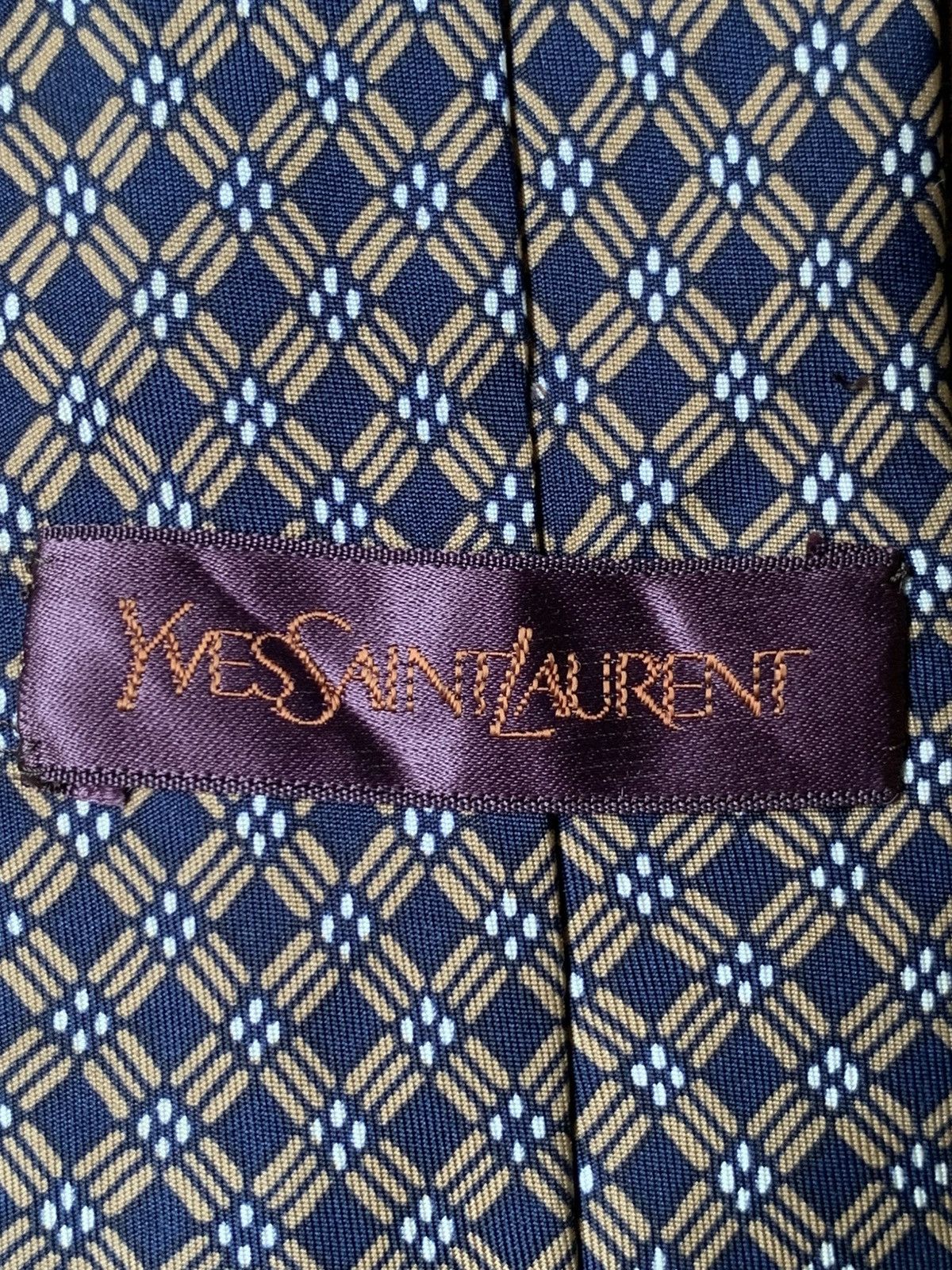 Designer × Vintage × Yves Saint Laurent Rare Design Vintage Yves Saint Laurent Ties Size ONE SIZE - 4 Thumbnail