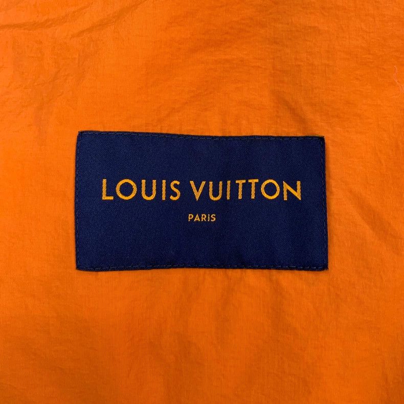 Louis Vuitton Louis Vuitton Orange Cotton Chain Zip Hooded Jacket Size US S / EU 44-46 / 1 - 5 Thumbnail
