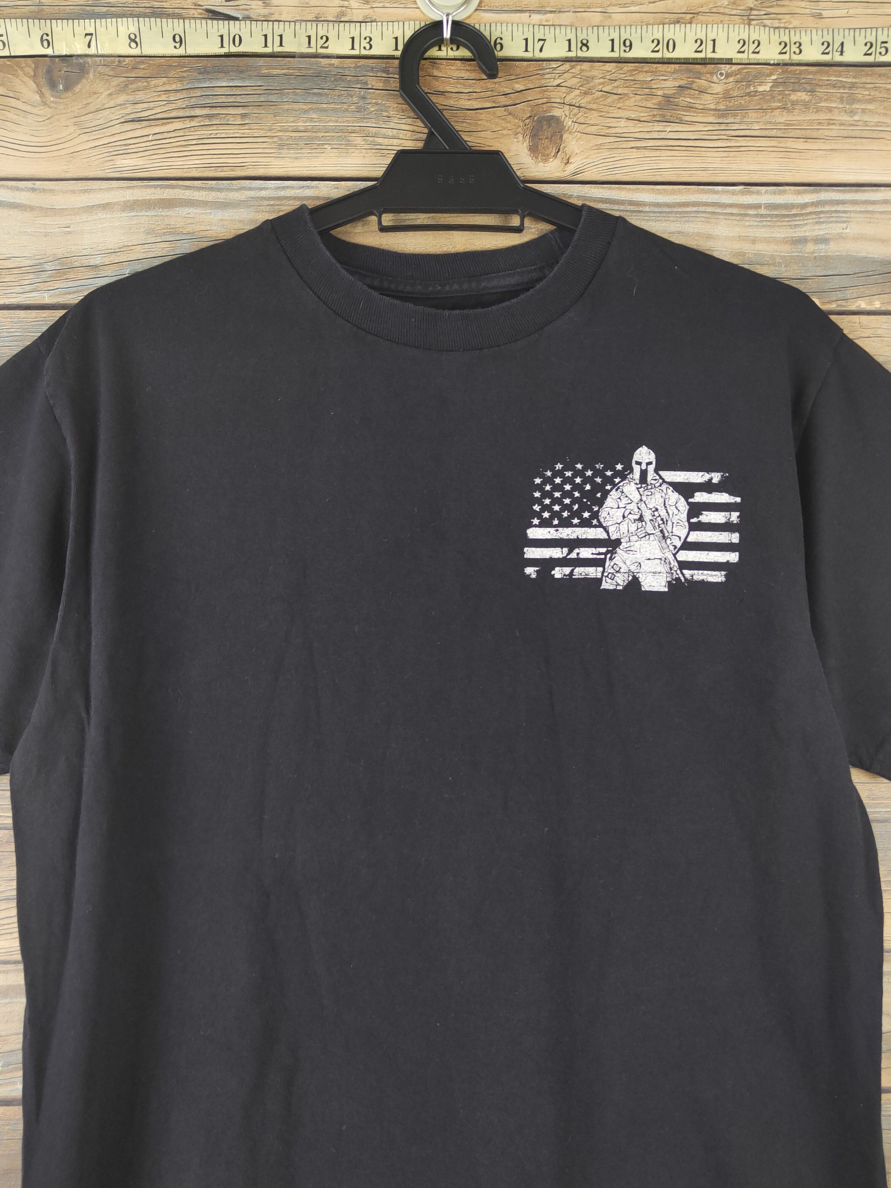 Vintage War usa Black Short Sleeve T-shirt #1804 Size US M / EU 48-50 / 2 - 2 Thumbnail