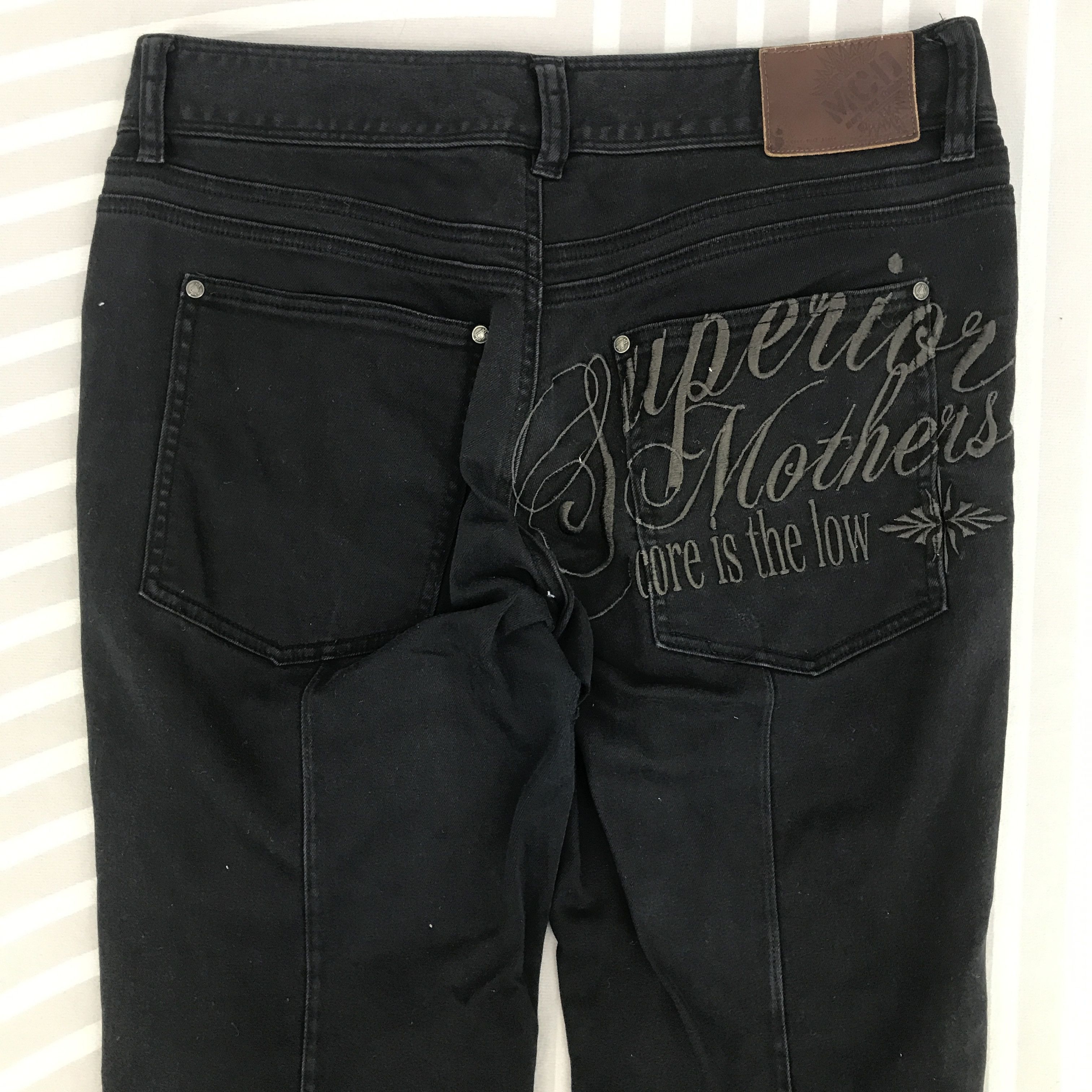 Japanese Brand × Vintage Vintage Japan pants Superior Mothers Denim black Size US 34 / EU 50 - 5 Thumbnail