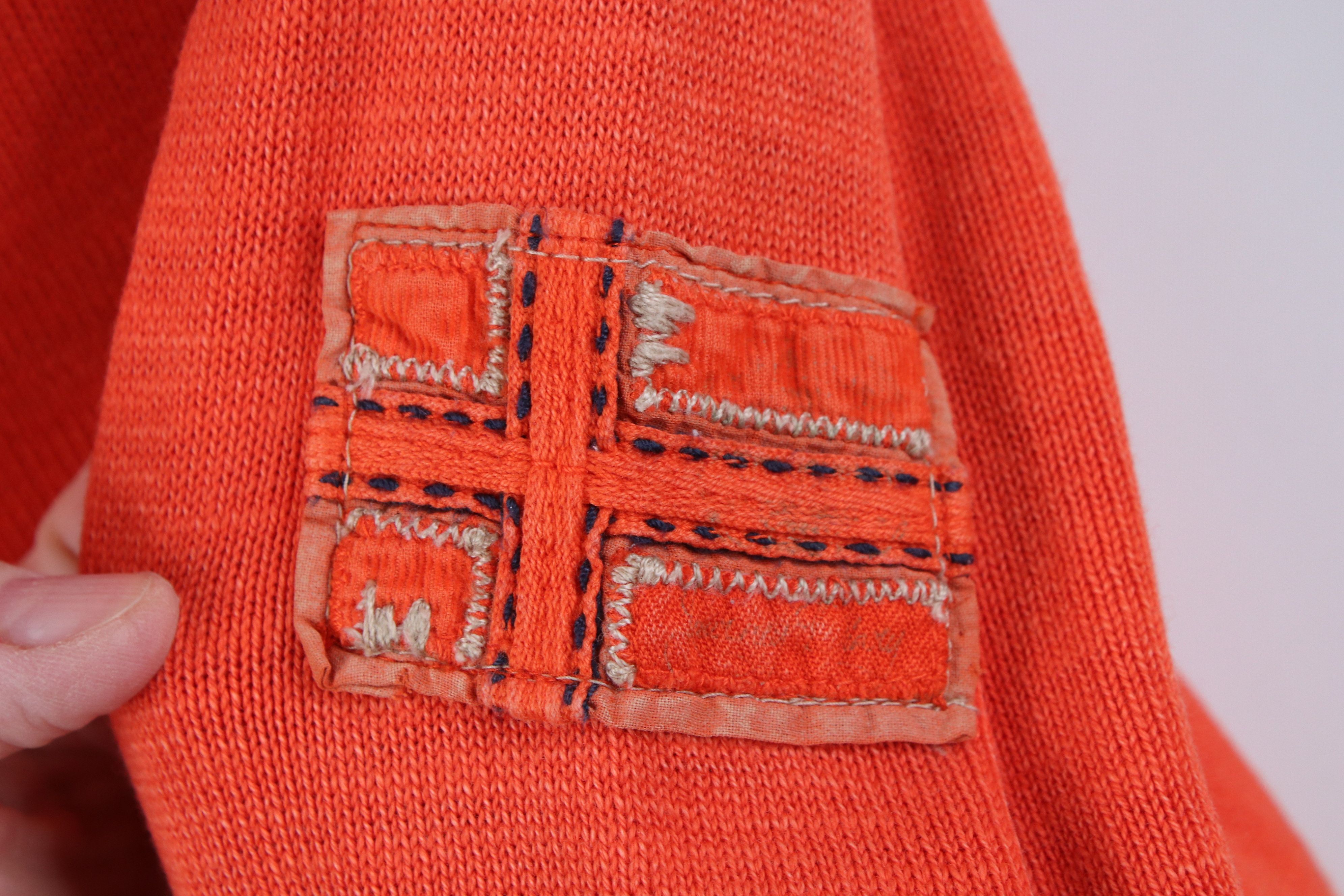 Napapijri Napapijri Geographic Cotton Knit Elbow Patch 1/4 Zip Sweater Size US S / EU 44-46 / 1 - 4 Thumbnail