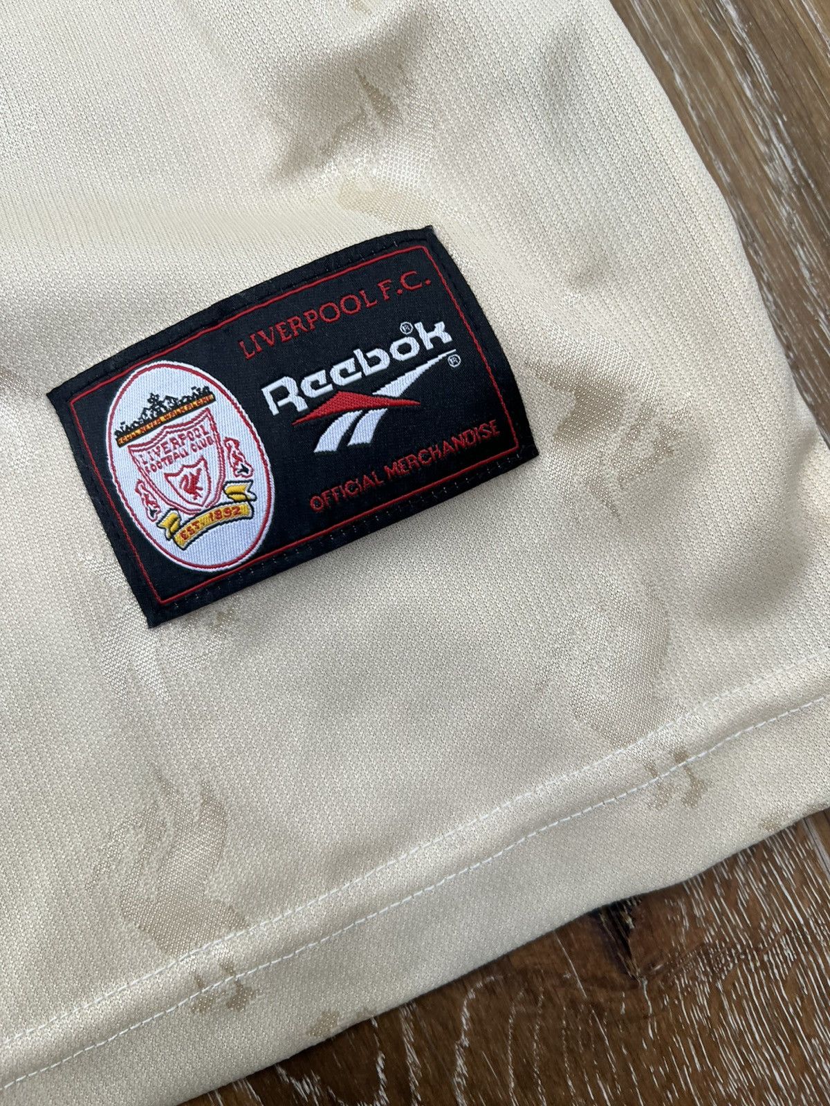 Vintage Vintage 1996 Reebok Liverpool soccer kit jersey Size US L / EU 52-54 / 3 - 5 Thumbnail