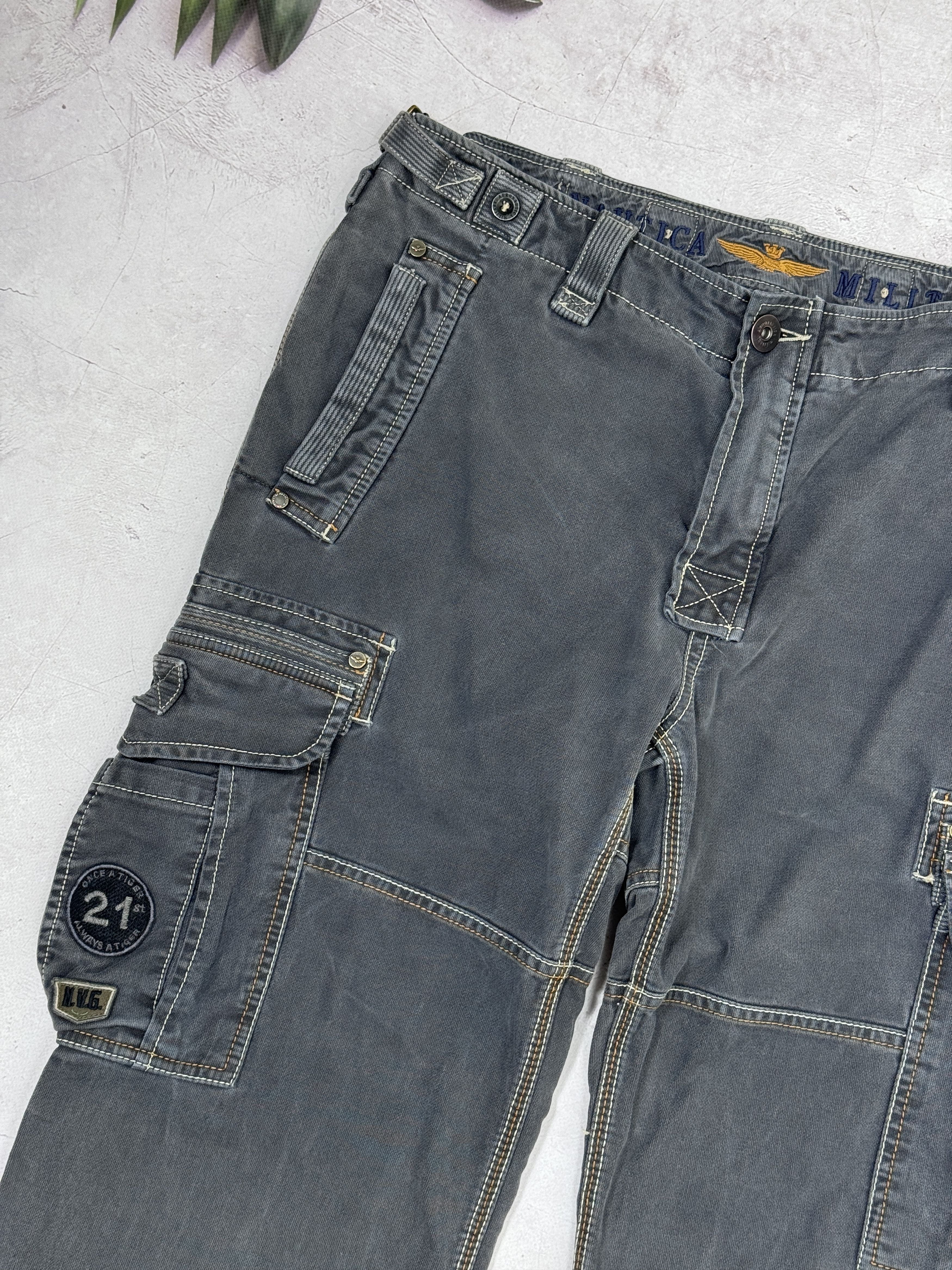 Aeronautica Militare Cargo Pants Trousers Multipocket