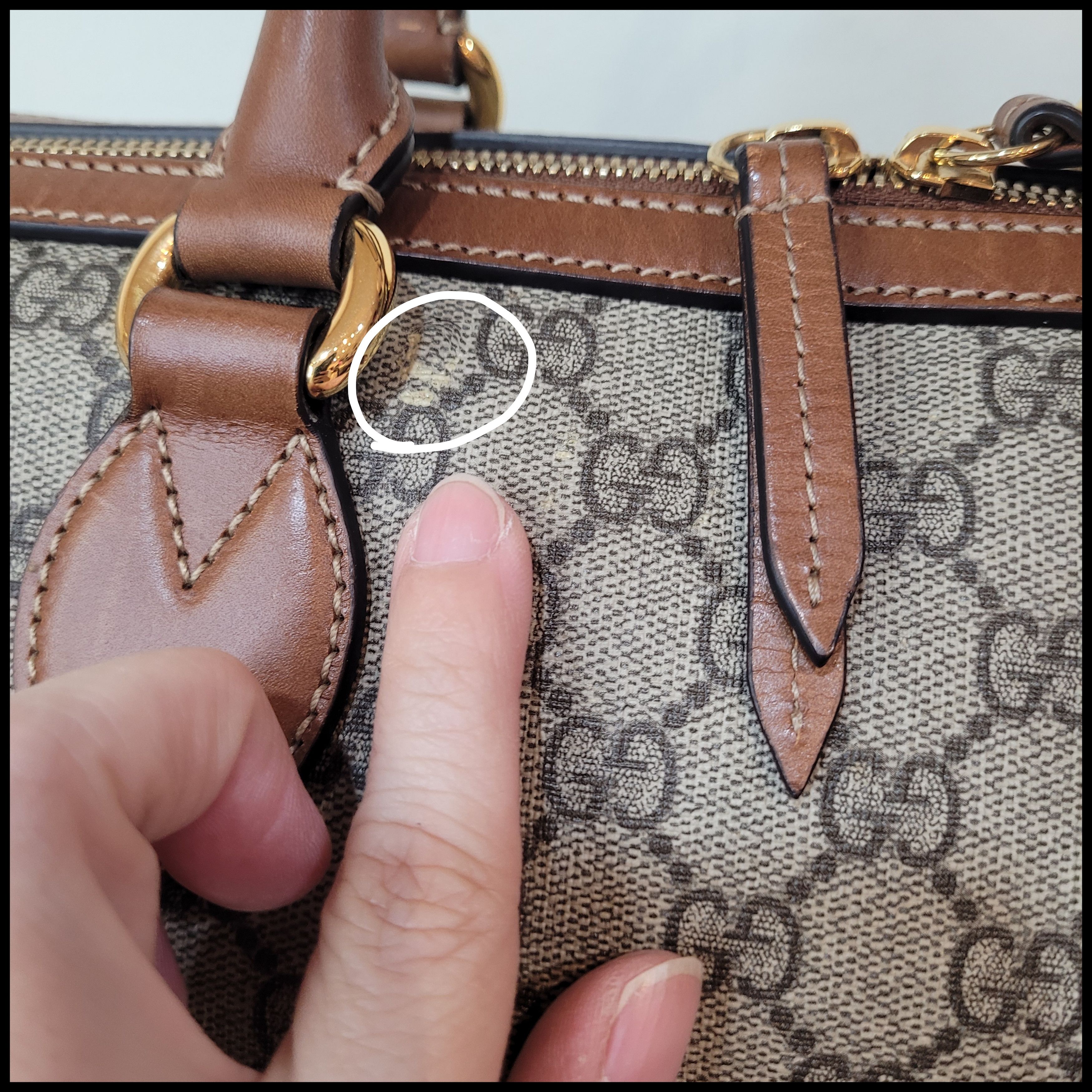 Gucci Gucci GG Supreme Boston Large Sling Crossbody Bag Size ONE SIZE - 13 Thumbnail
