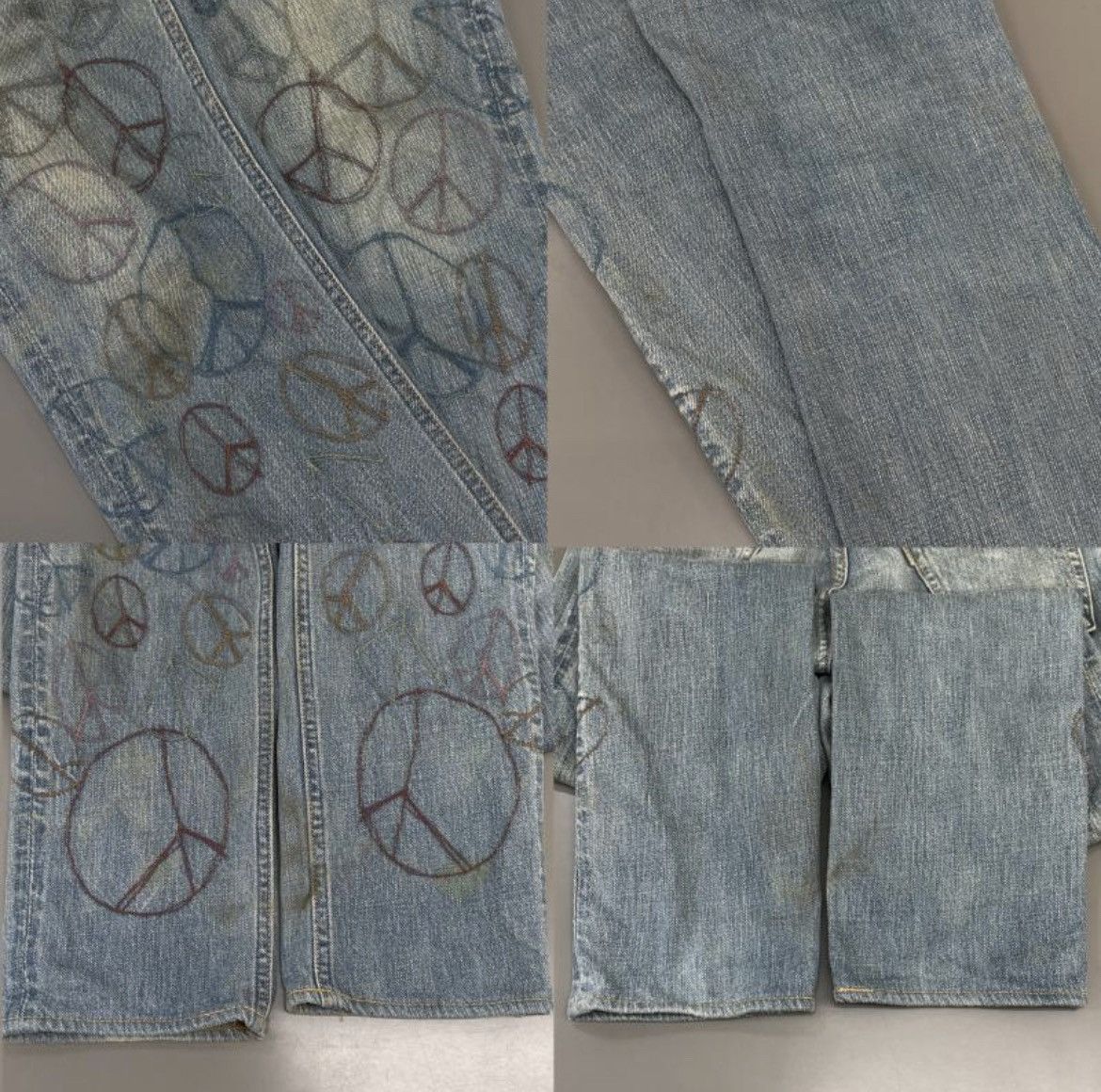 Kapital Kapital peace Denim Pants 30inch Size US 30 / EU 46 - 8 Thumbnail