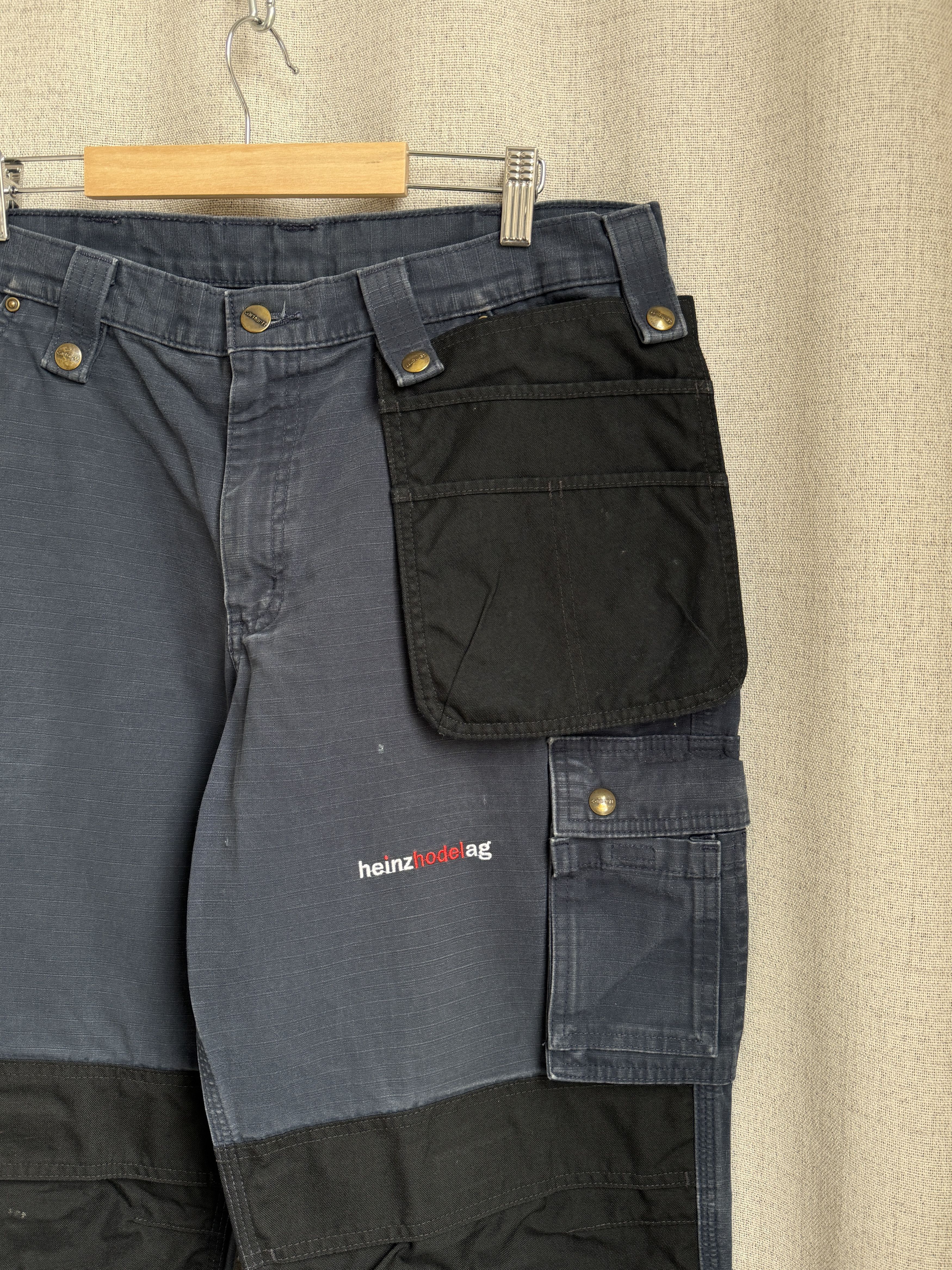 Carhartt Vintage 00s Carhartt Cargo Workwear Builder Pants Mexico Size US 33 - 10 Thumbnail