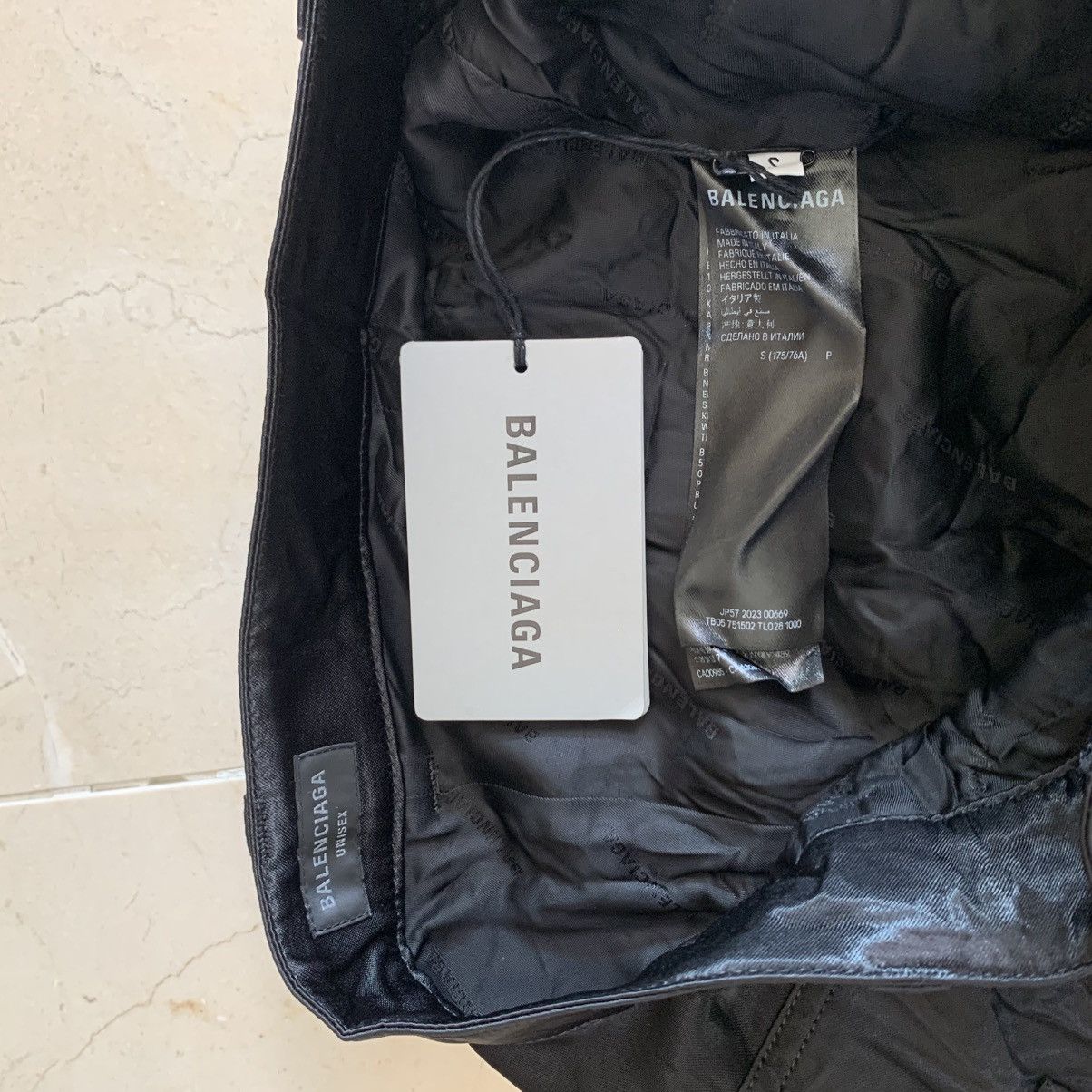 Balenciaga Balenciaga Crinkled Satin Trousers Size US 30 / EU 46 - 5 Thumbnail