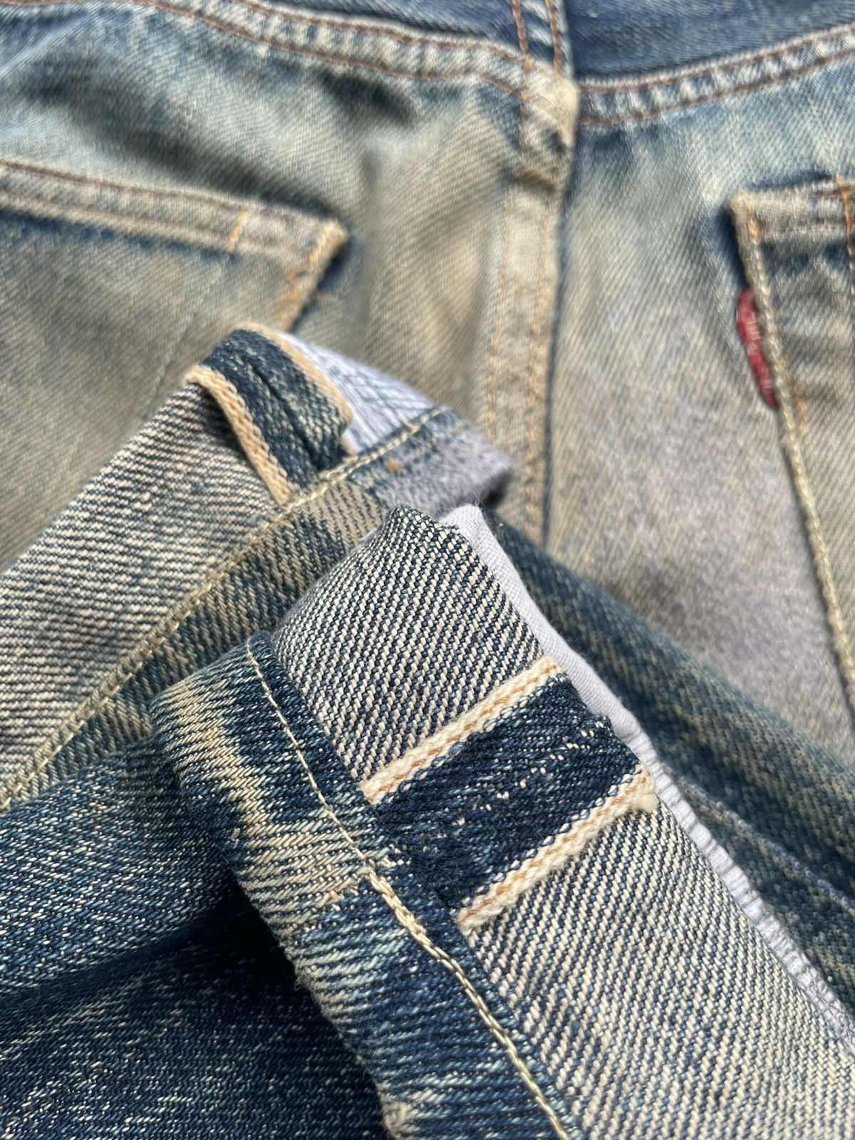 Denime Vintage Denime Selvedge Distresed Denim Size US 30 / EU 46 - 15 Thumbnail