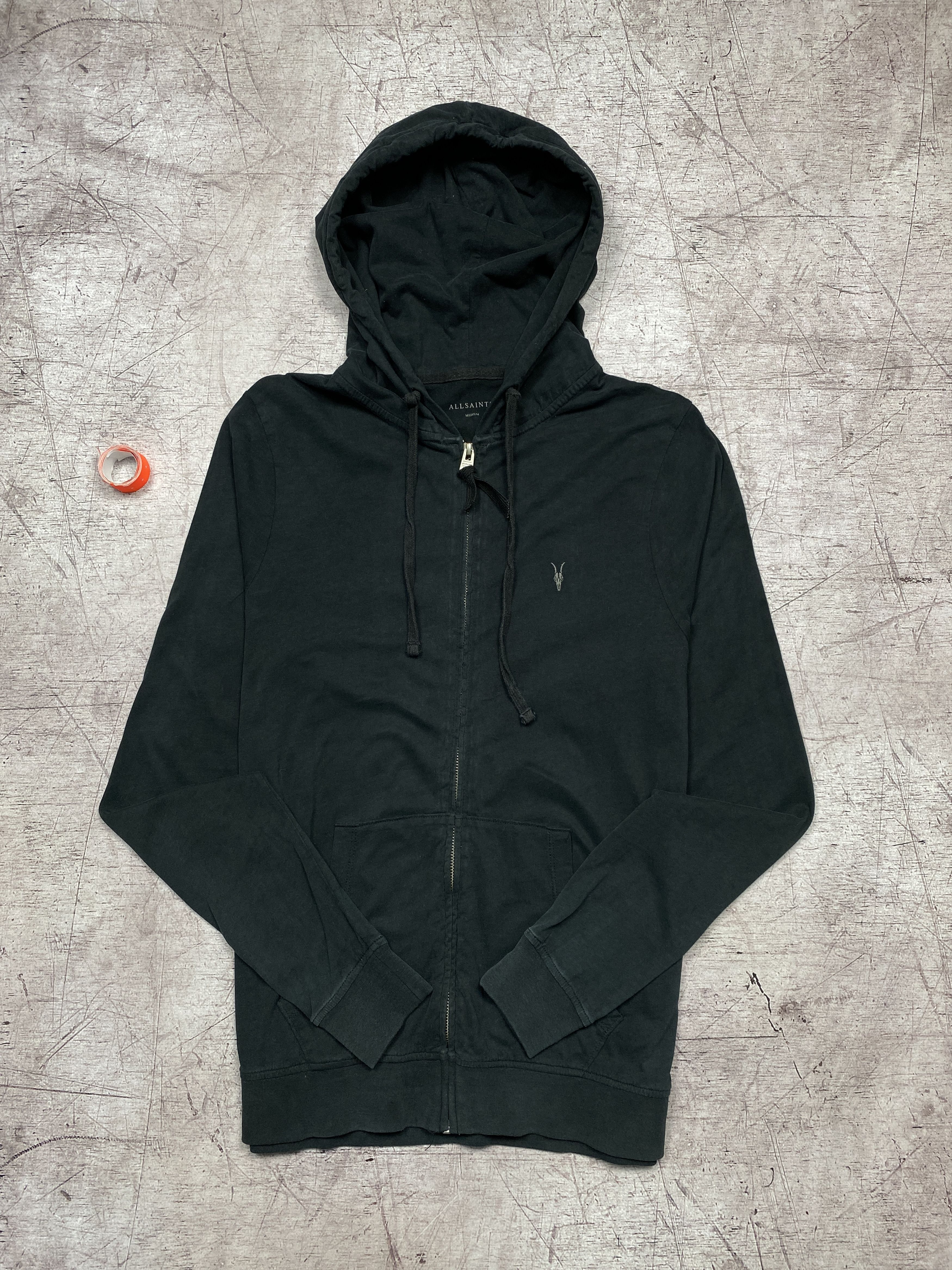 Allsaints Allsaints Vintage Mens Light Brace Zip Hoodie Size US M / EU 48-50 / 2 - 1 Thumbnail