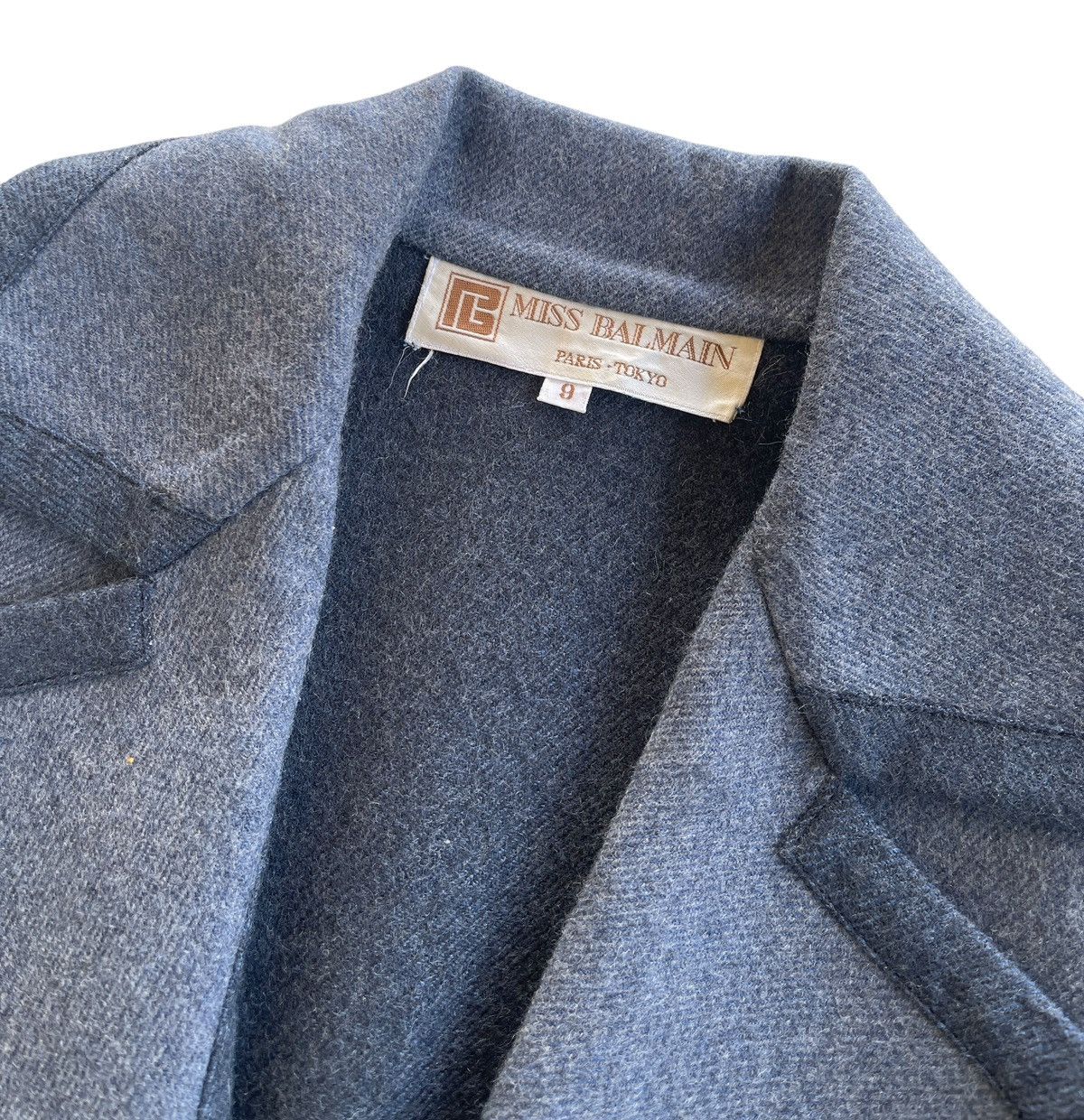 Balmain Miss Balmain Wool Wrap Coat Size M / US 6-8 / IT 42-44 - 6 Thumbnail