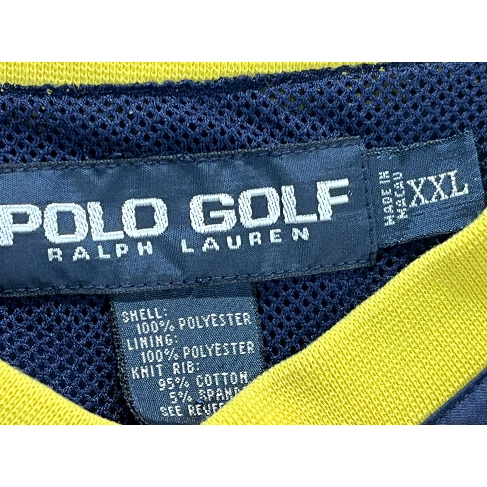 Vintage Vintage Polo Golf Ralph Lauren Windbreaker Jacket Sz XXL 2XL Mens Crest Logo Navy Size US XXL / EU 58 / 5 - 4 Thumbnail