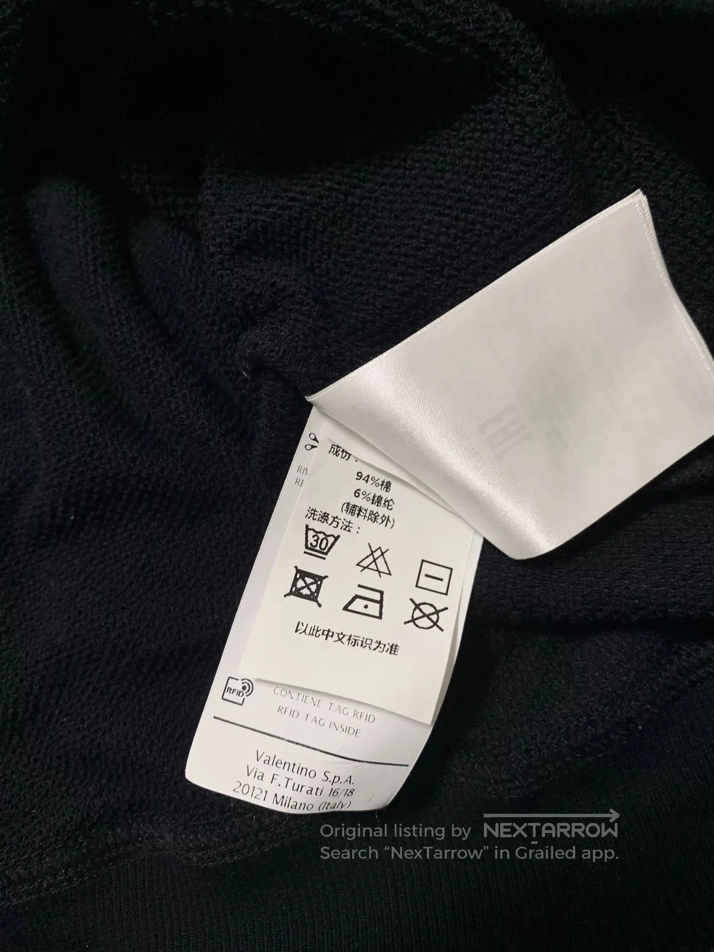 Valentino Valentino VLTN Logo Print Sweatshirt. Size US M / EU 48-50 / 2 - 6 Thumbnail