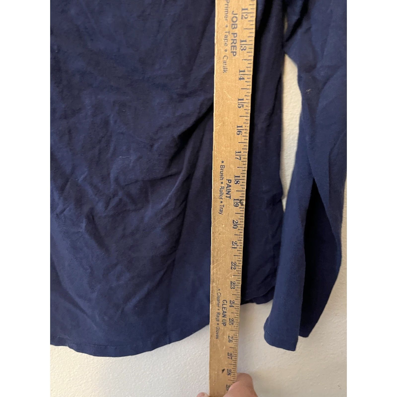 Lucky Brand Lucky Brand Women’s Henley Top Medium Blue Knit Thermal Long Sleeve Shirt Blouse Casual Knits Fall Winter Spring Mens? Size M / US 6-8 / IT 42-44 - 4 Thumbnail