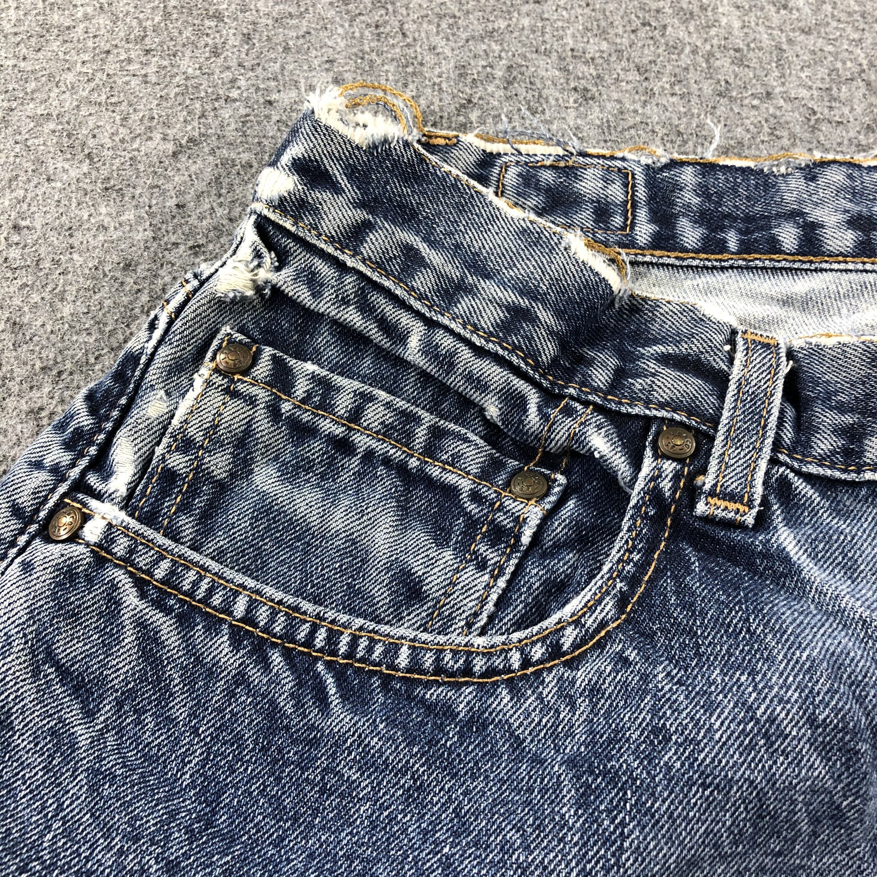 Levi's 90s Vintage Blue Wash Levis RedTab Jeans-J2348 Size US 35 - 11 Thumbnail