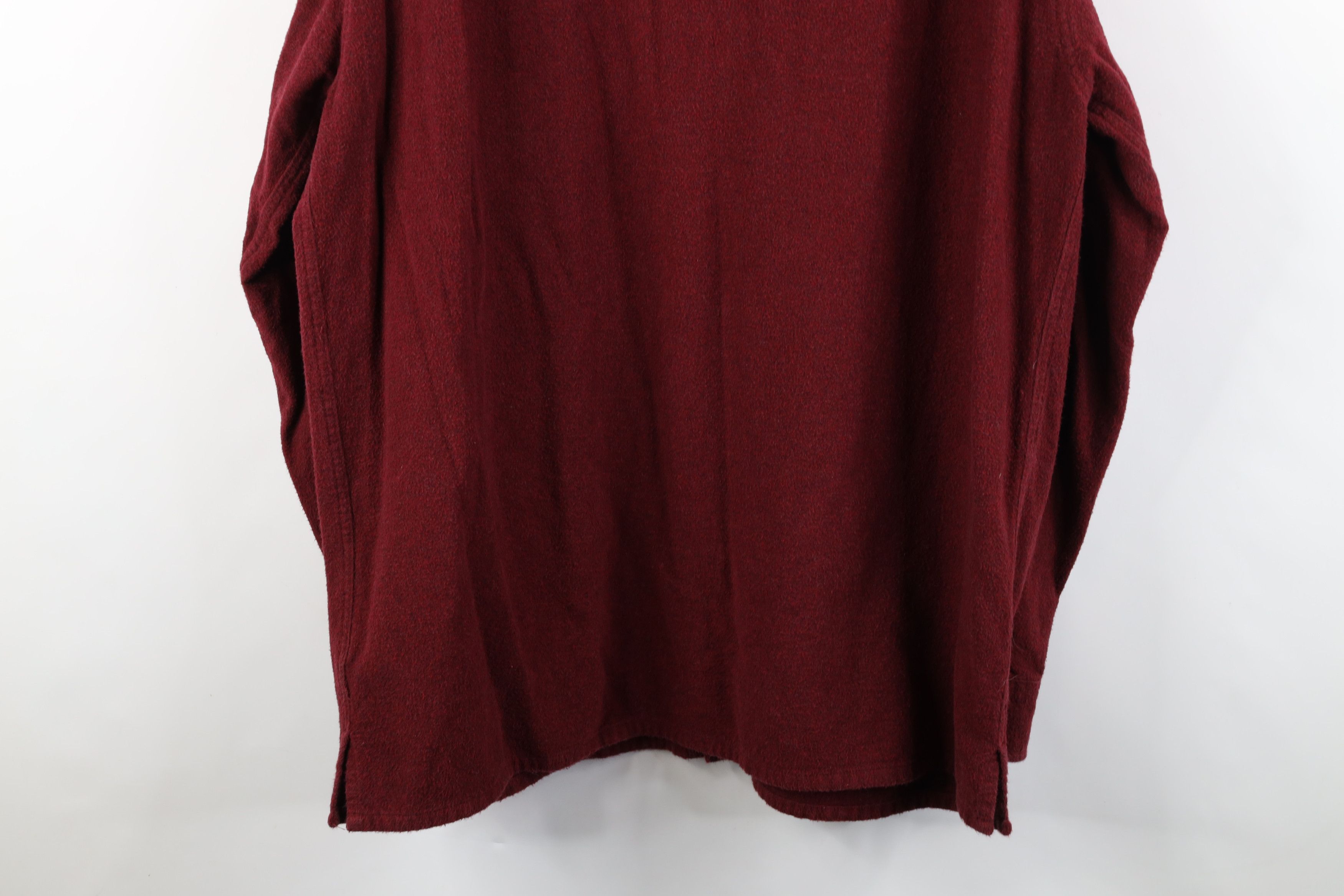 Vintage Vintage 90s Streetwear Cloth Collared Button Shirt Red Size US XL / EU 56 / 4 - 12 Thumbnail
