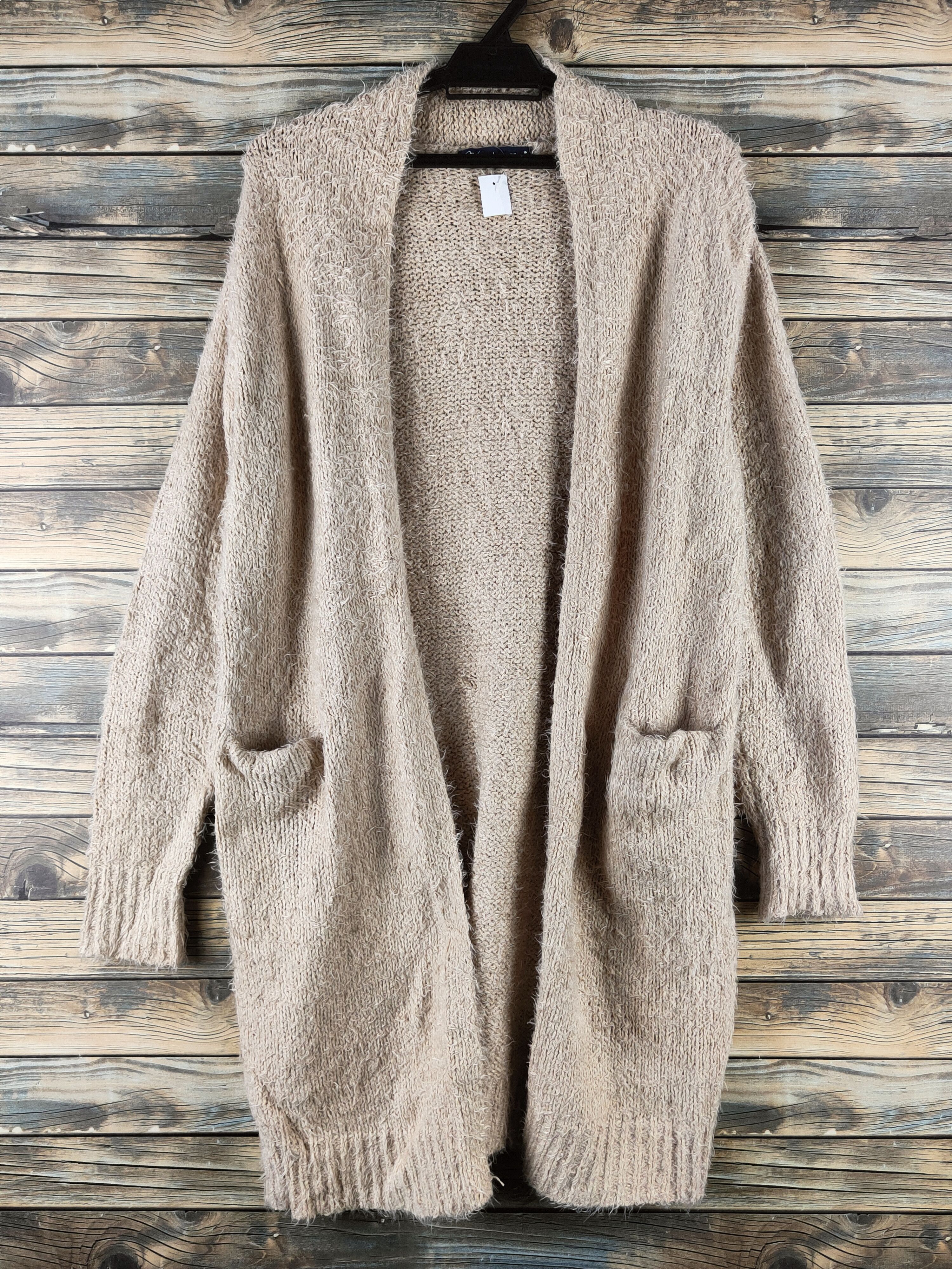 Japanese Brand DL As know as Beige Fur Mohair Knitwear Cardigan #46-938 Size M / US 6-8 / IT 42-44 - 1 Thumbnail