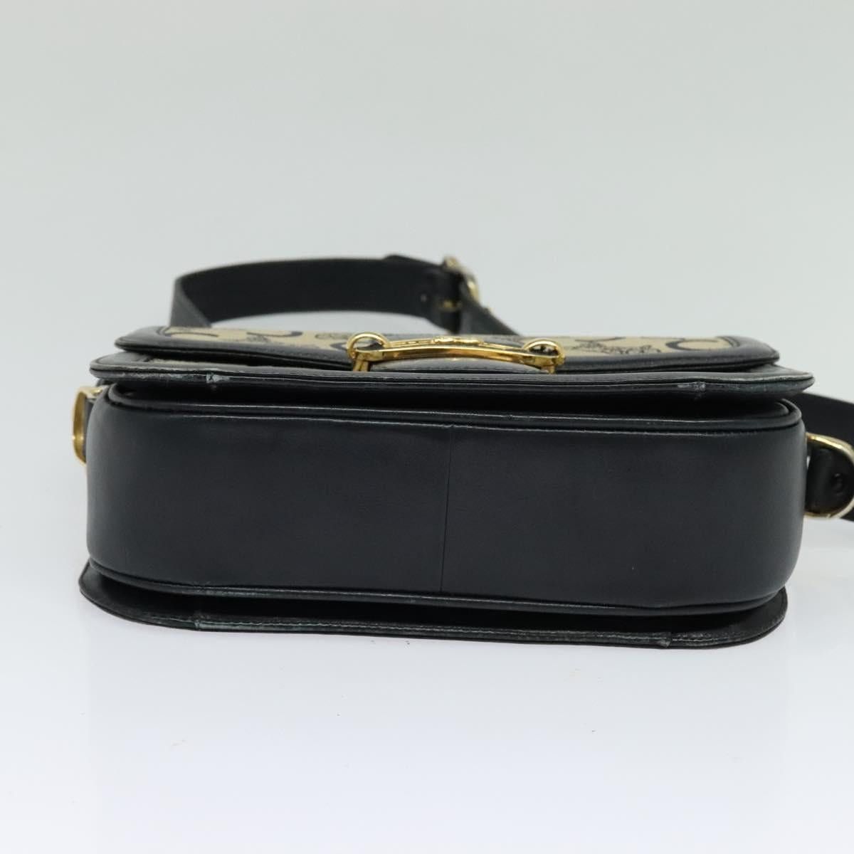 Celine CELINE C Sulky Shoulder Bag Canvas Navy Gold Size ONE SIZE - 9 Thumbnail