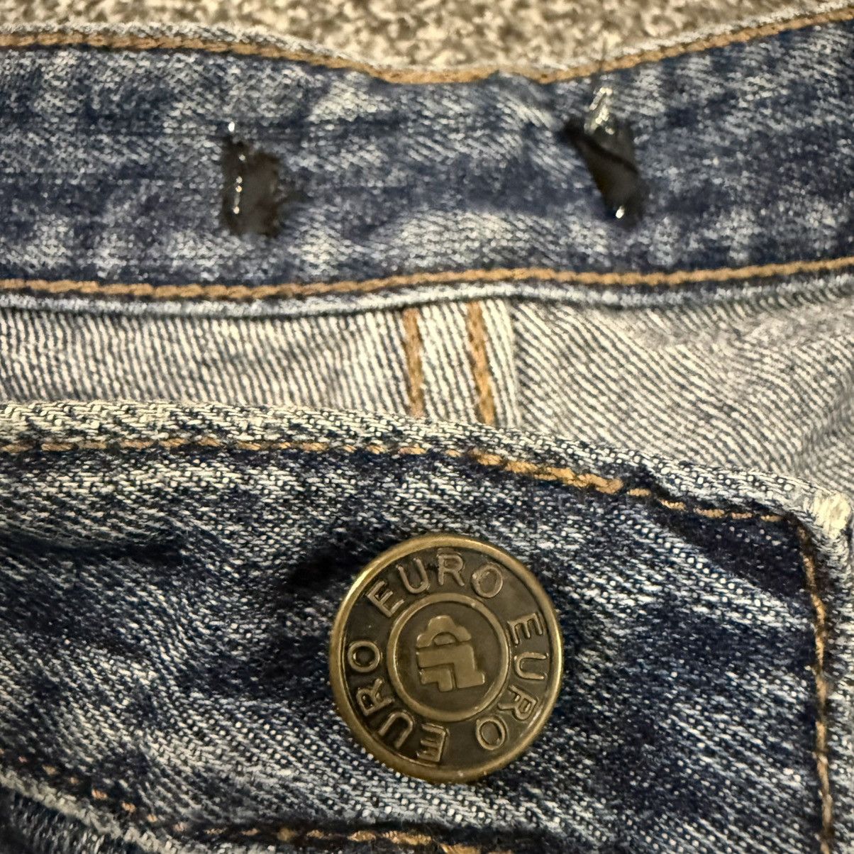 Hysteric Glamour 🔥🇯🇵 Super Baggy Euro Tribal Distressed Denim y2k Style Size US 34 / EU 50 - 14 Thumbnail