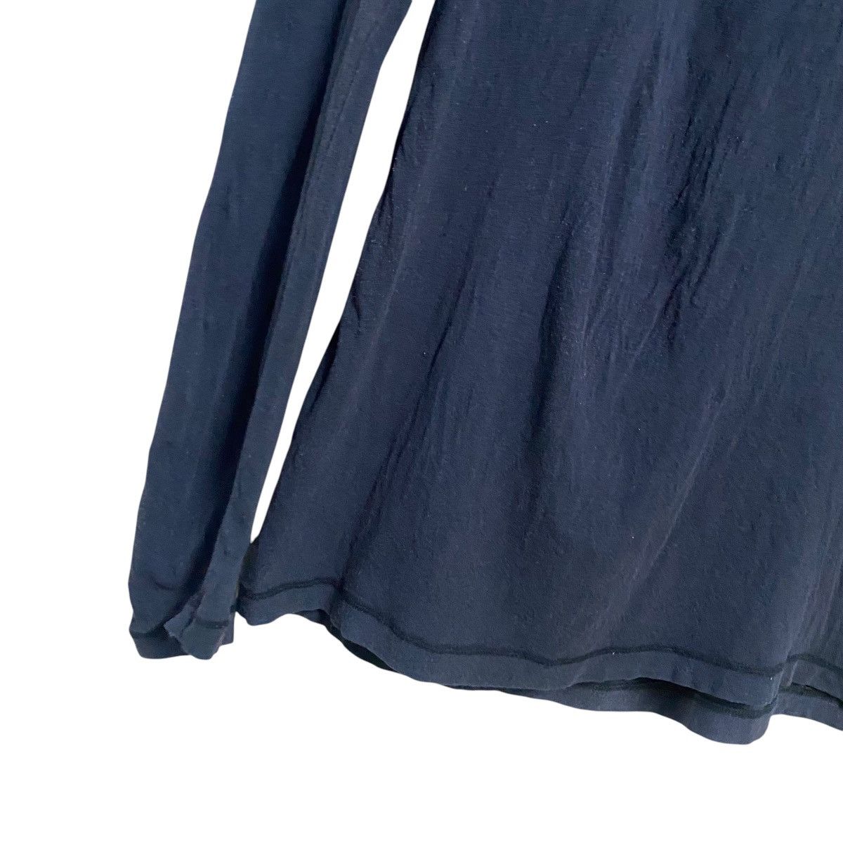 Celine Vintage Celine Navy Longsleeve Shirt Size US M / EU 48-50 / 2 - 6 Thumbnail