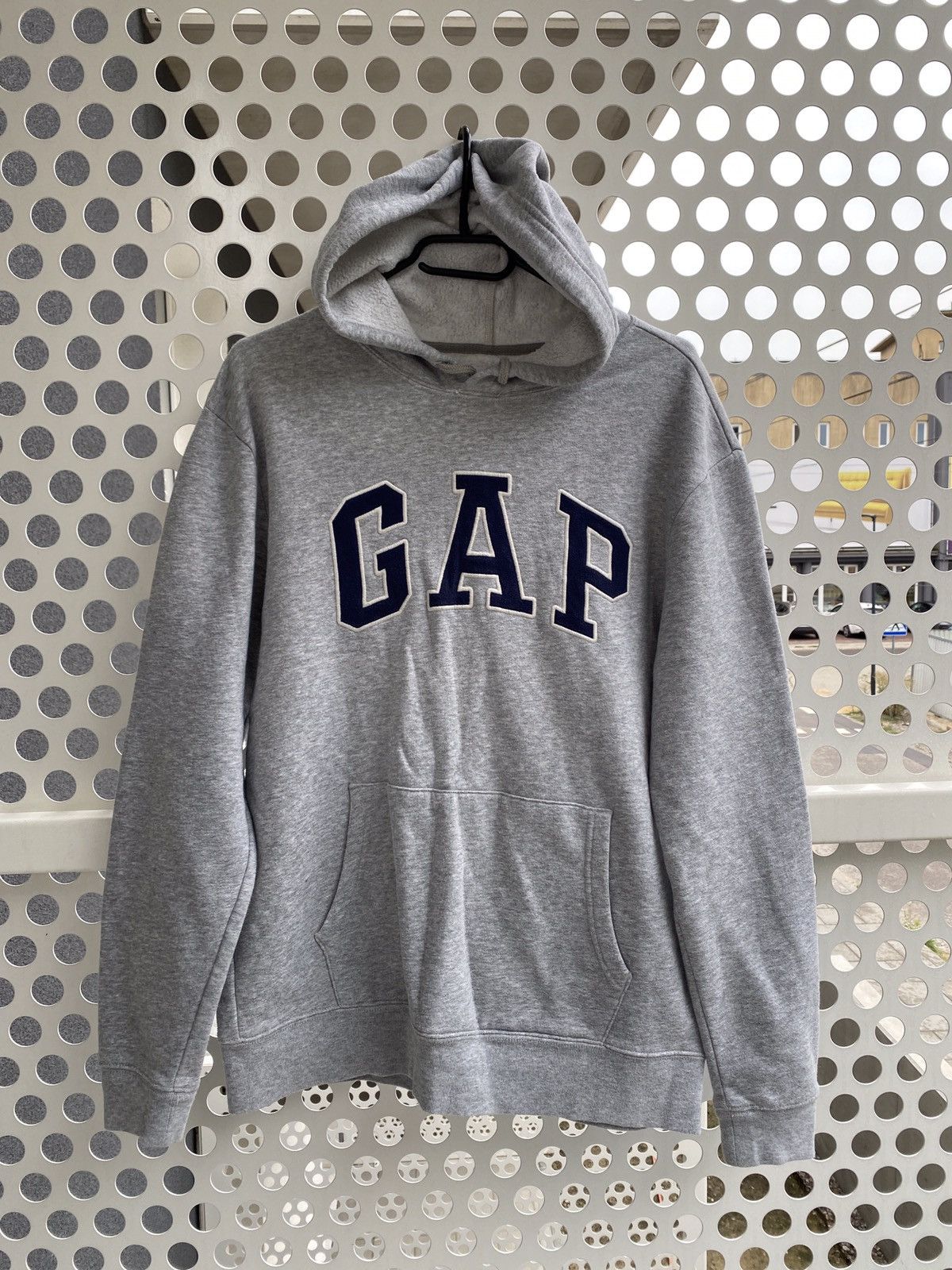 Gap × Vintage Vintage GAP Boxy Hoodie Big Logo Y2K Streetwear retro 90s uk Size US S / EU 44-46 / 1 - 1 Thumbnail