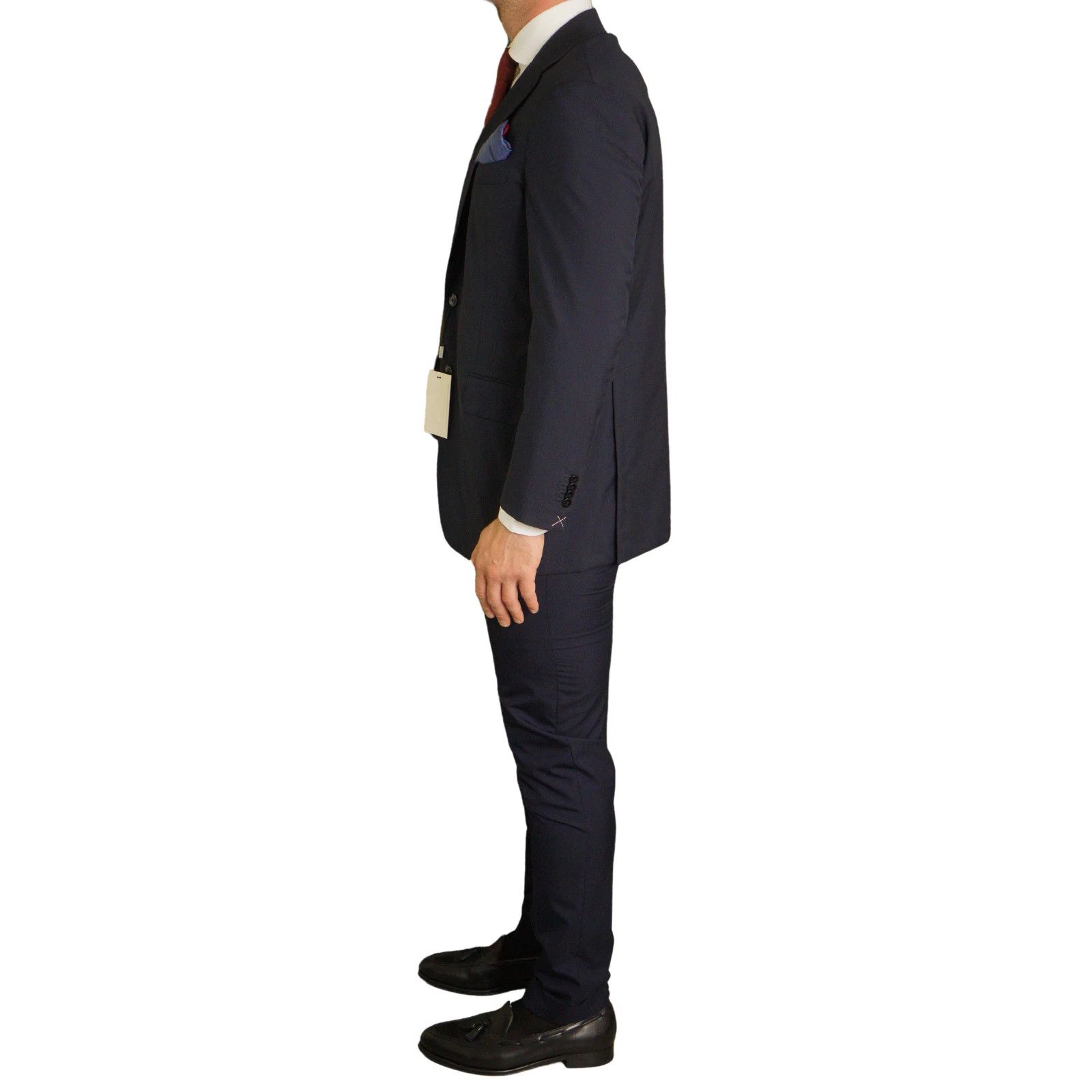 Suitsupply Men Suitsupply Suit Blue La Spalla Vitale Barberis 102 US42L Size 42L - 4 Thumbnail