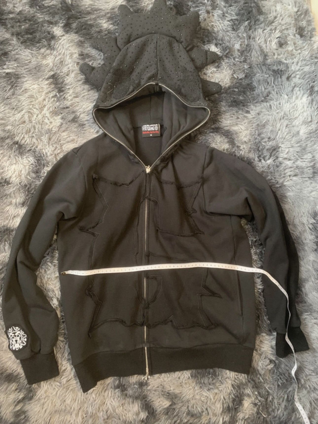 Glo Gang Glo Gang 3hunna Zip Up Hoodie Boxy Fit L size Ftp Hype Size US M / EU 48-50 / 2 - 11 Thumbnail