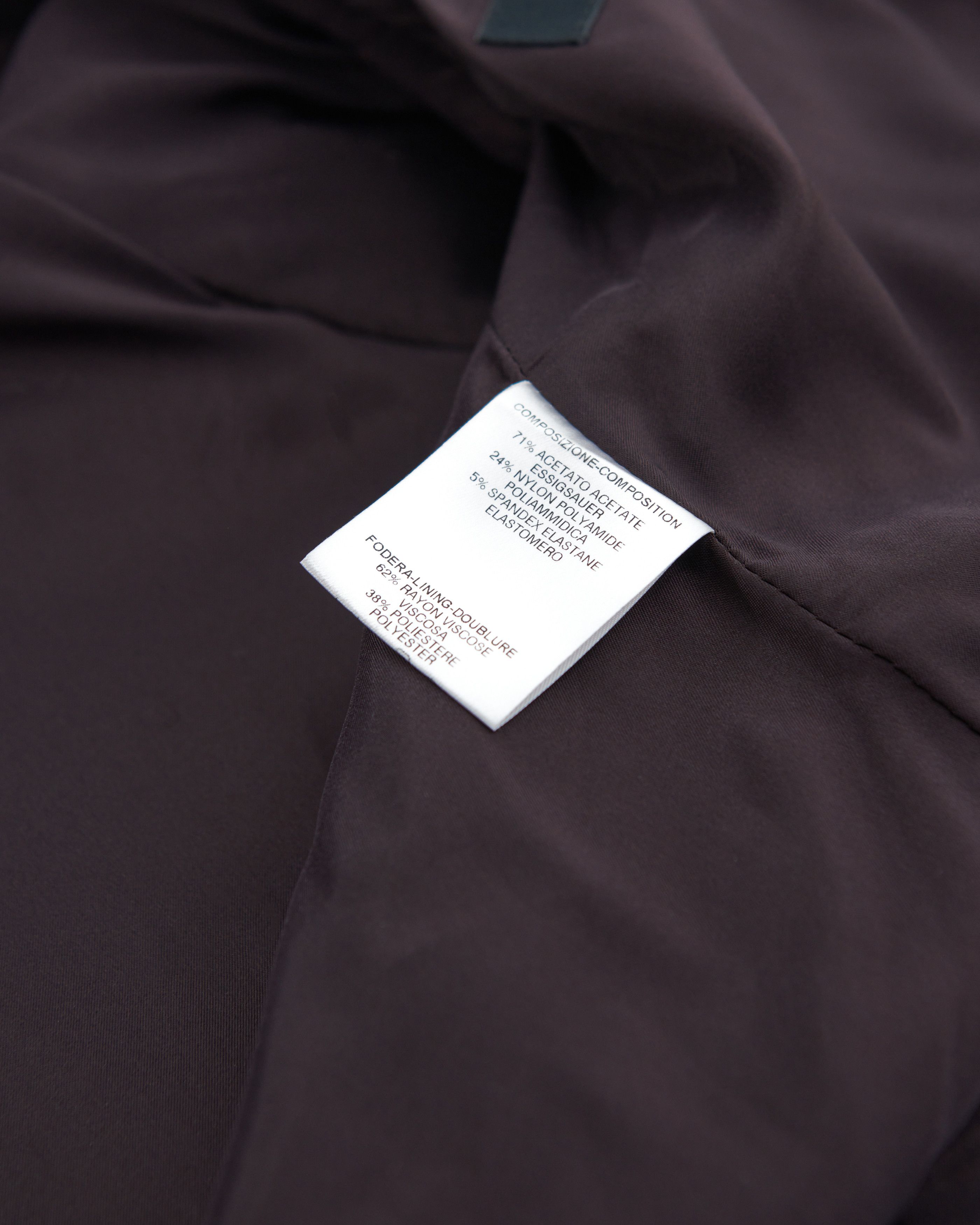 Gucci by Tom Ford F/W 2004 aubergine silk taffeta three pieces set Size S / US 4 / IT 40 - 21 Thumbnail