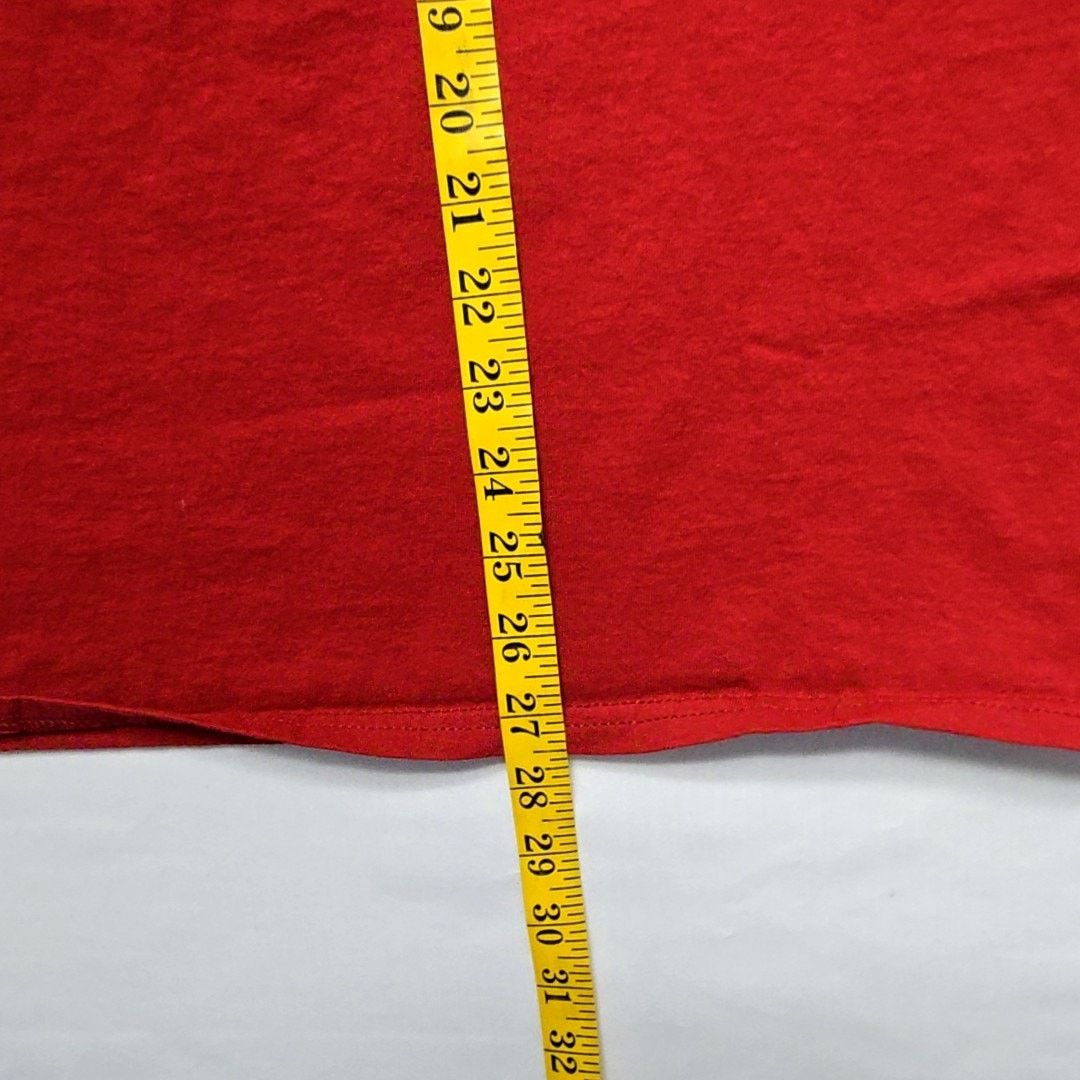 Hanes Oklahoma Sooners Football Shirt Graphic Red L University Tee Size US L / EU 52-54 / 3 - 7 Thumbnail