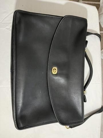 Coach Vintage Coach Lexington 5265 Black Leather Messenger EUC Size ONE SIZE - 6 Thumbnail