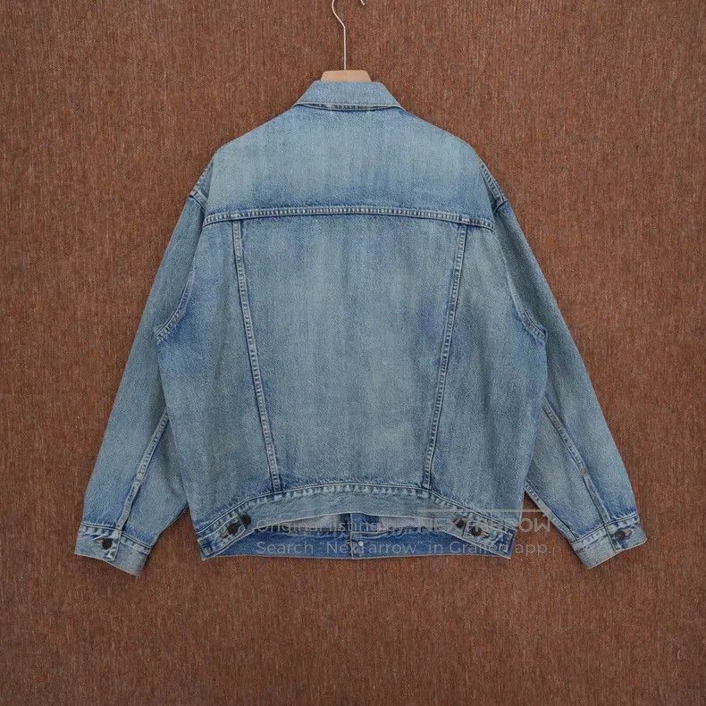Balenciaga Balenciaga Washed Denim Oversized Jacket Size US XS / EU 42 / 0 - 5 Thumbnail