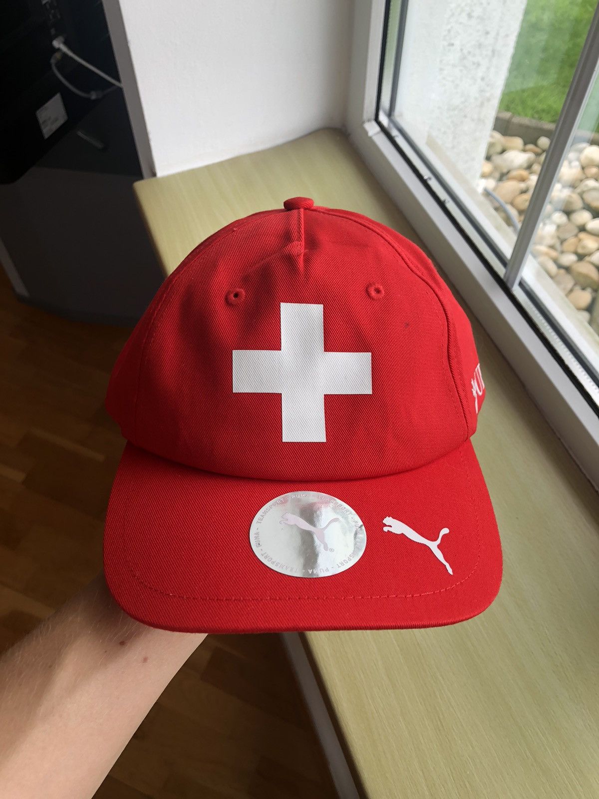 Puma RARE PUMA X UBS BANK SWISS FOOTBALL HAT CAP Size ONE SIZE - 1 Thumbnail