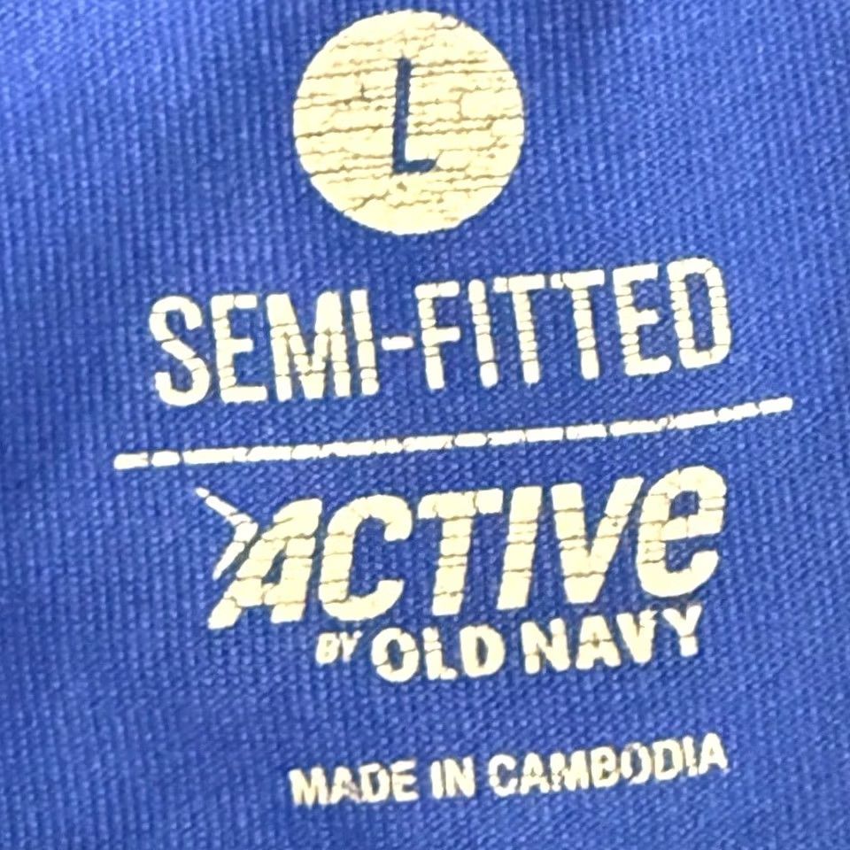 Old Navy Old Navy Womens L 1/4 Zip Pullover Blue Thumbholes Athleisure Gorpcore Raglan Sleeve Reflective Moisture Wicking 1/4 Zip Long Sleeve Semi-Fitted Size L / US 10 / IT 46 - 4 Thumbnail