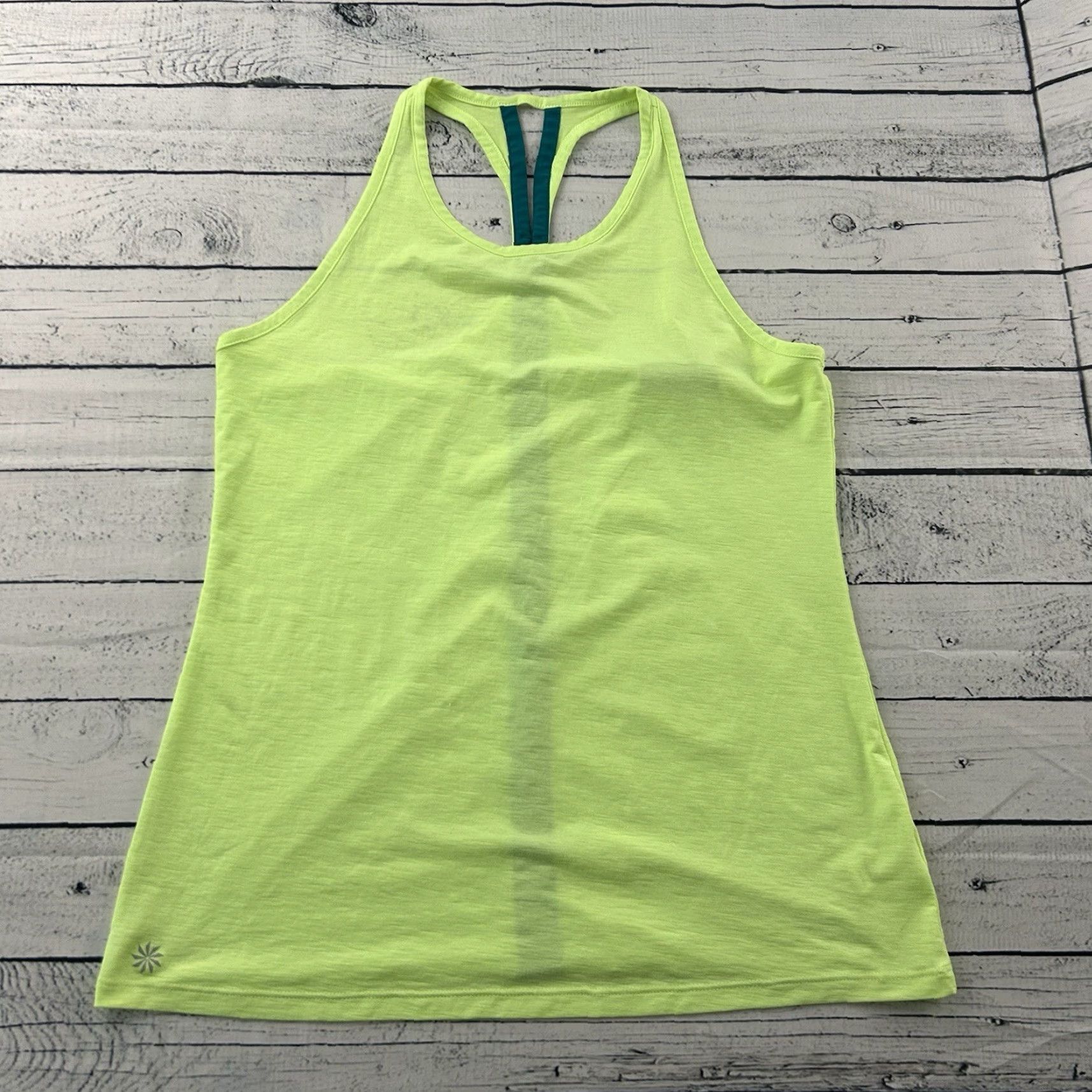 Athleta Athleta Tank Top Women S Sleeveless Athletic Strappy Yellow Shirt 90s? Size S / US 4 / IT 40 - 2 Thumbnail