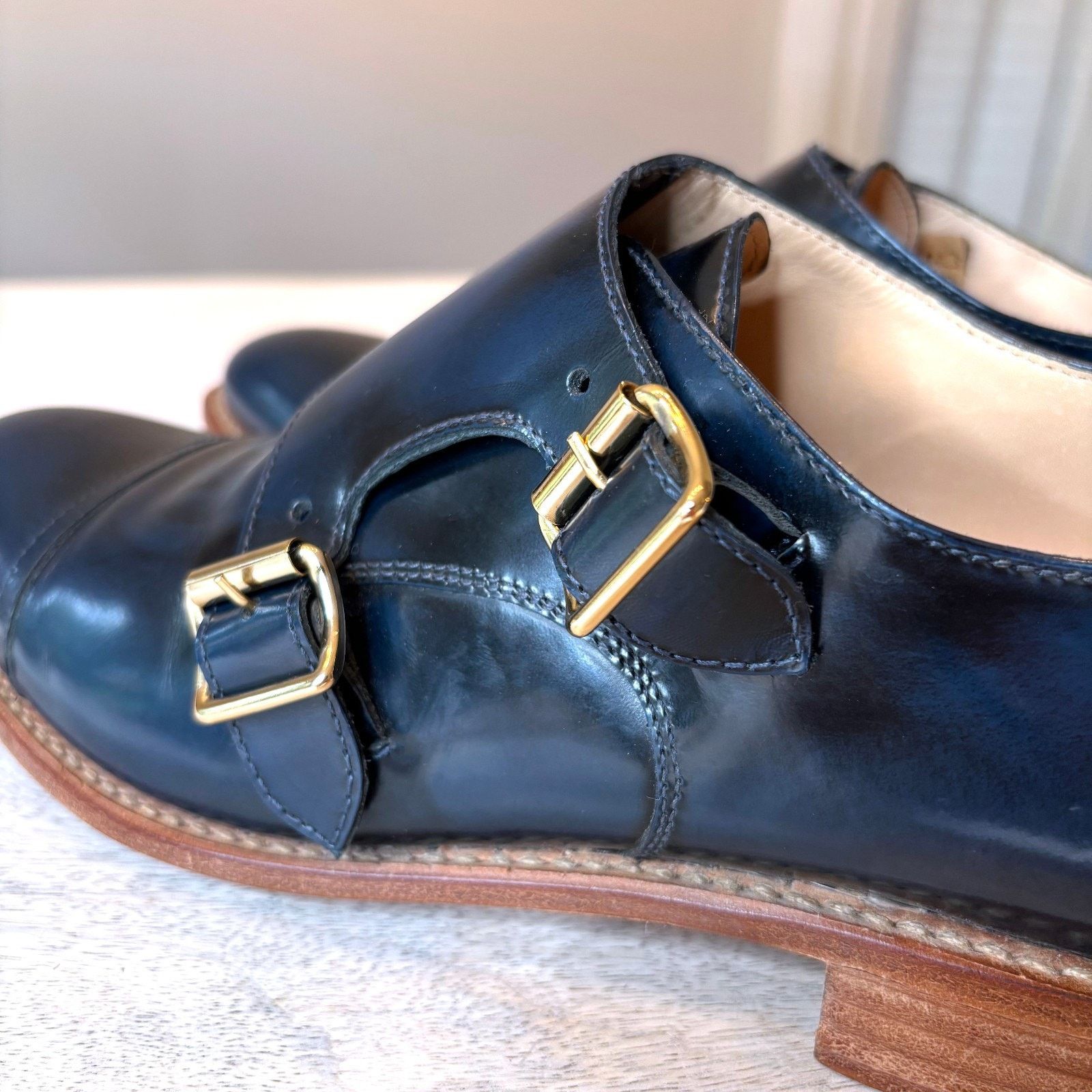 Kendra Scott Angela Scott Mr. Colin Double Monk Strap Shoes US Size 10 Size US 10 / IT 40 - 6 Thumbnail