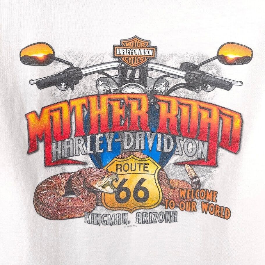 Harley Davidson Harley Davidson T Shirt Mens Size 2XL White Mother Road Size US XXL / EU 58 / 5 - 5 Thumbnail
