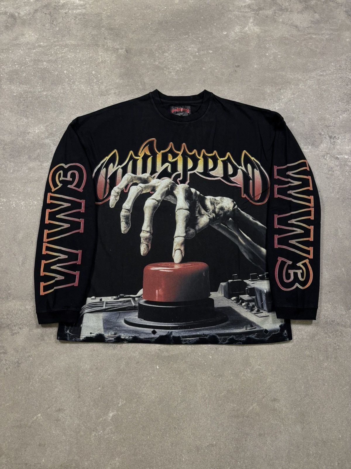 Godspeed Godspeed Code Red Longsleeve, Black Size US L / EU 52-54 / 3 - 5 Thumbnail