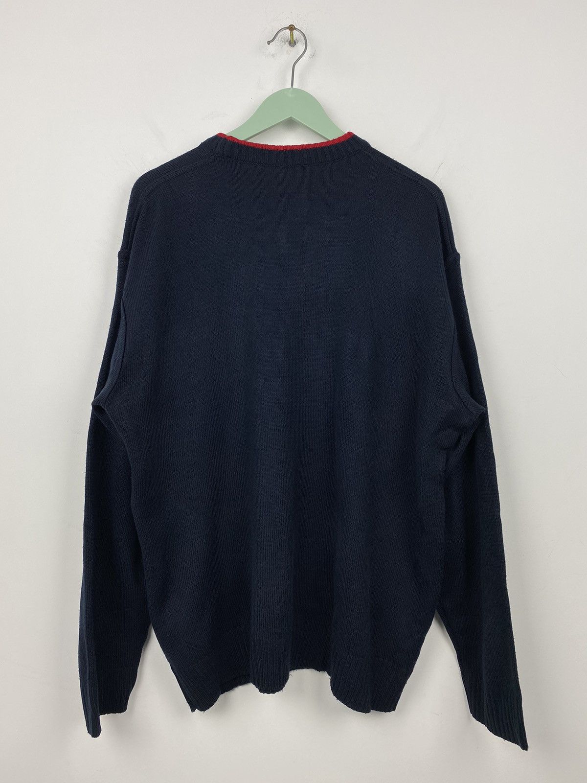 Diesel Vintage Diesel Logo Knit Sweater Y2K Stussy Von Dutch Size US XL / EU 56 / 4 - 4 Thumbnail