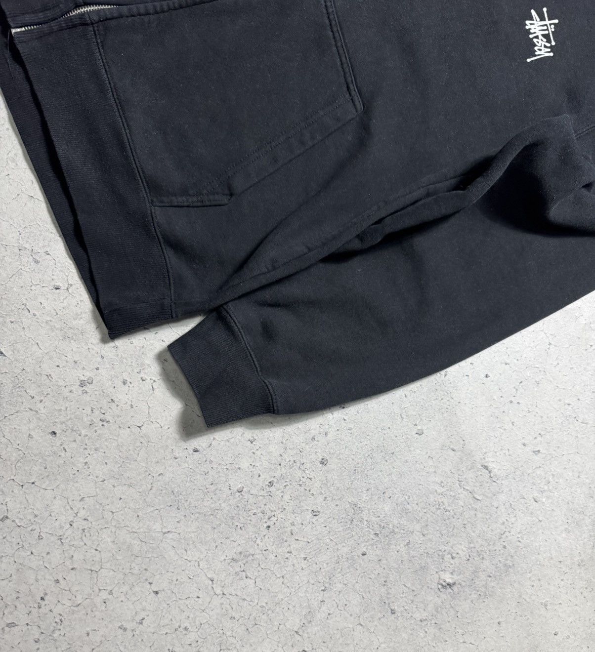 Stussy Stussy Vintage Zip Hoodie Big Logo Black Size L SK8 Size US L / EU 52-54 / 3 - 4 Thumbnail