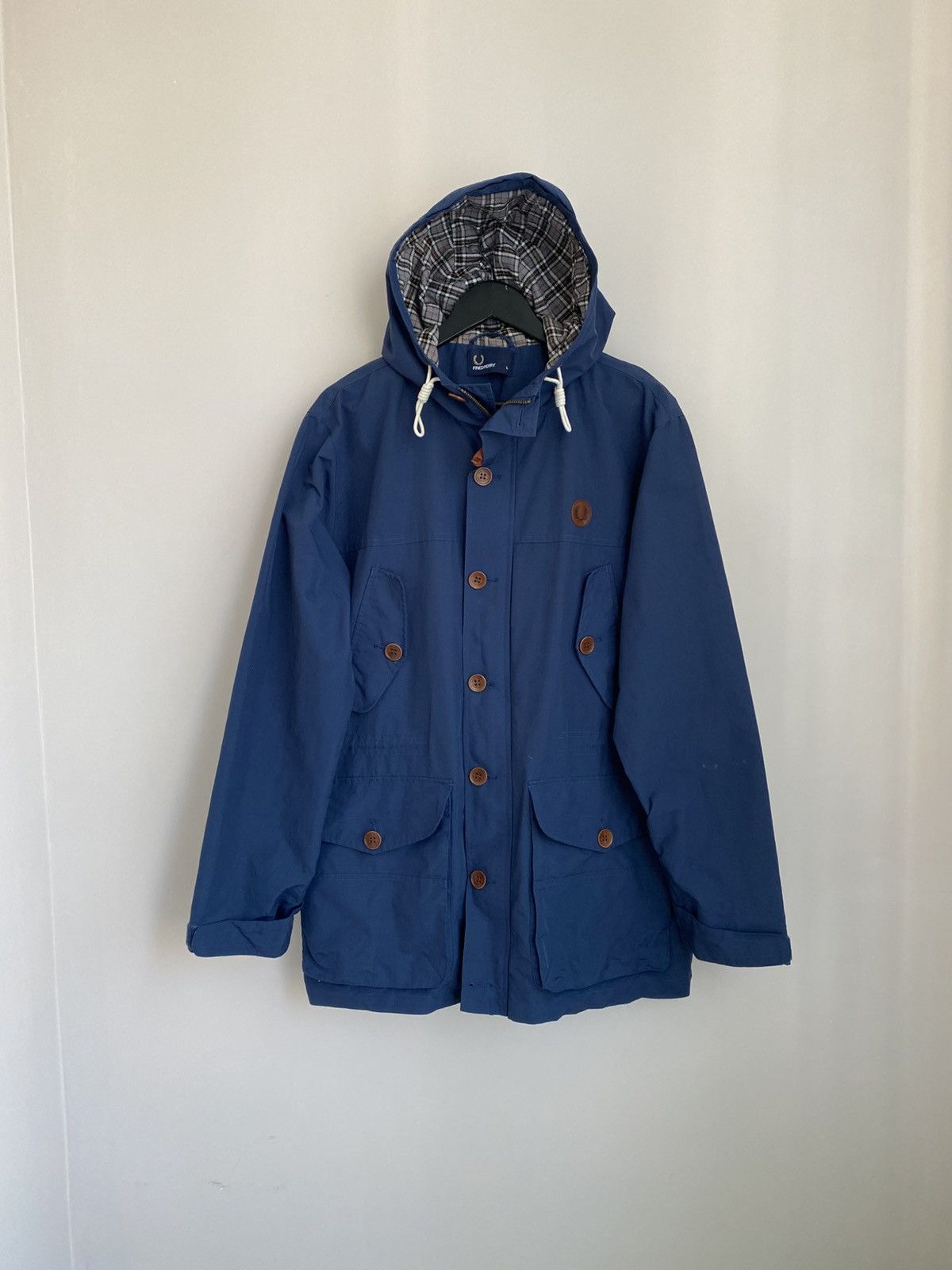 Fred Perry Fred Perry Mountain Parka Jacket Mens L Blue Size US L / EU 52-54 / 3 - 1 Thumbnail