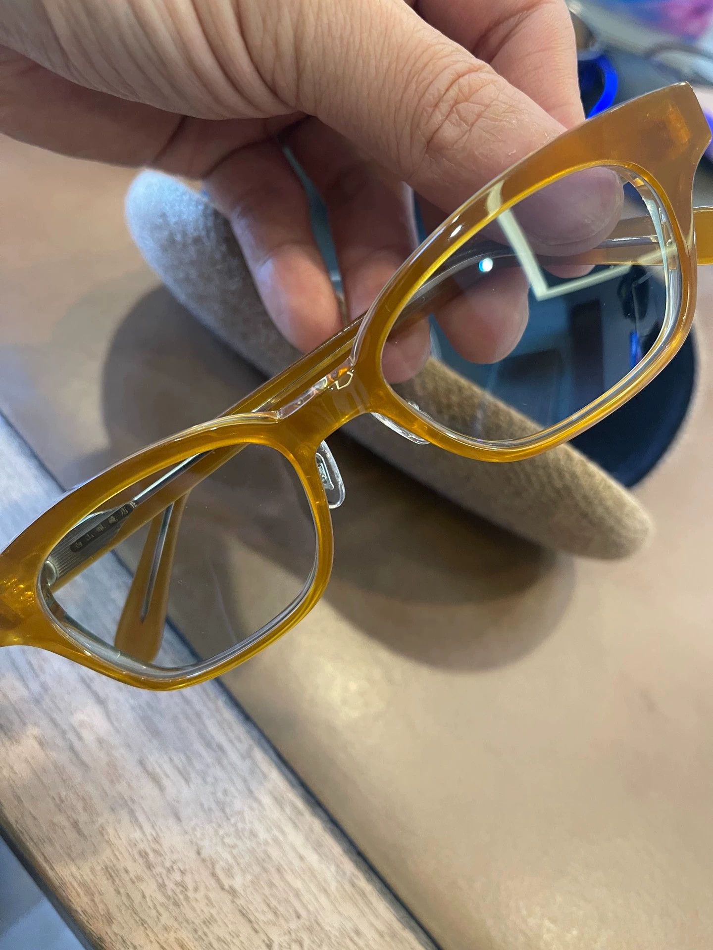 Other BAISHAN TIM Vintage Frame Glasses Brown Size ONE SIZE - 2 Thumbnail