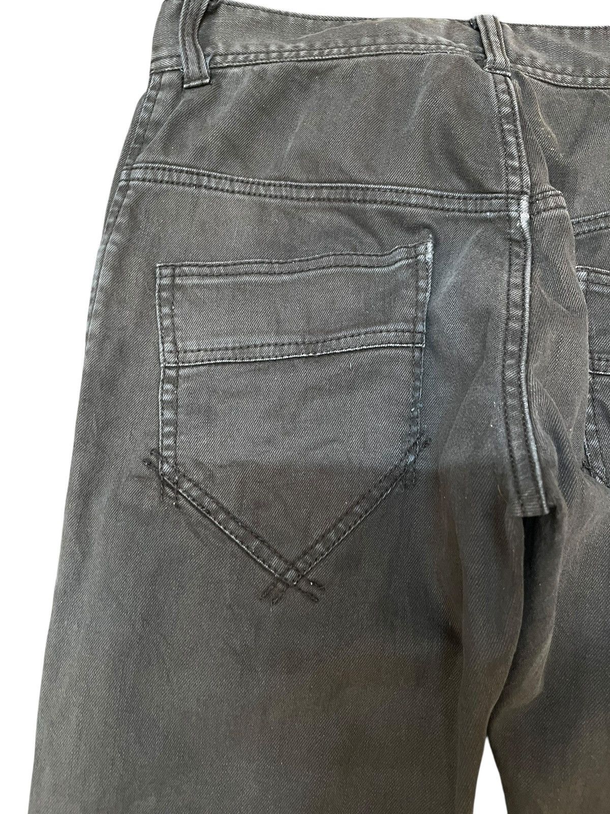 RAGEBLUE × Vintage Vintage Rageblue Dark Black Zipper Detail Punk Denim Size US 30 / EU 46 - 10 Thumbnail