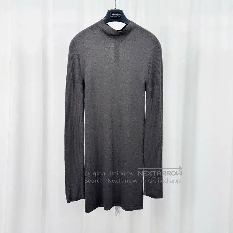 Rick Owens Rick Owens Mainline grey wool knit long sleeves Size S / US 4 / IT 40 - 1 Thumbnail