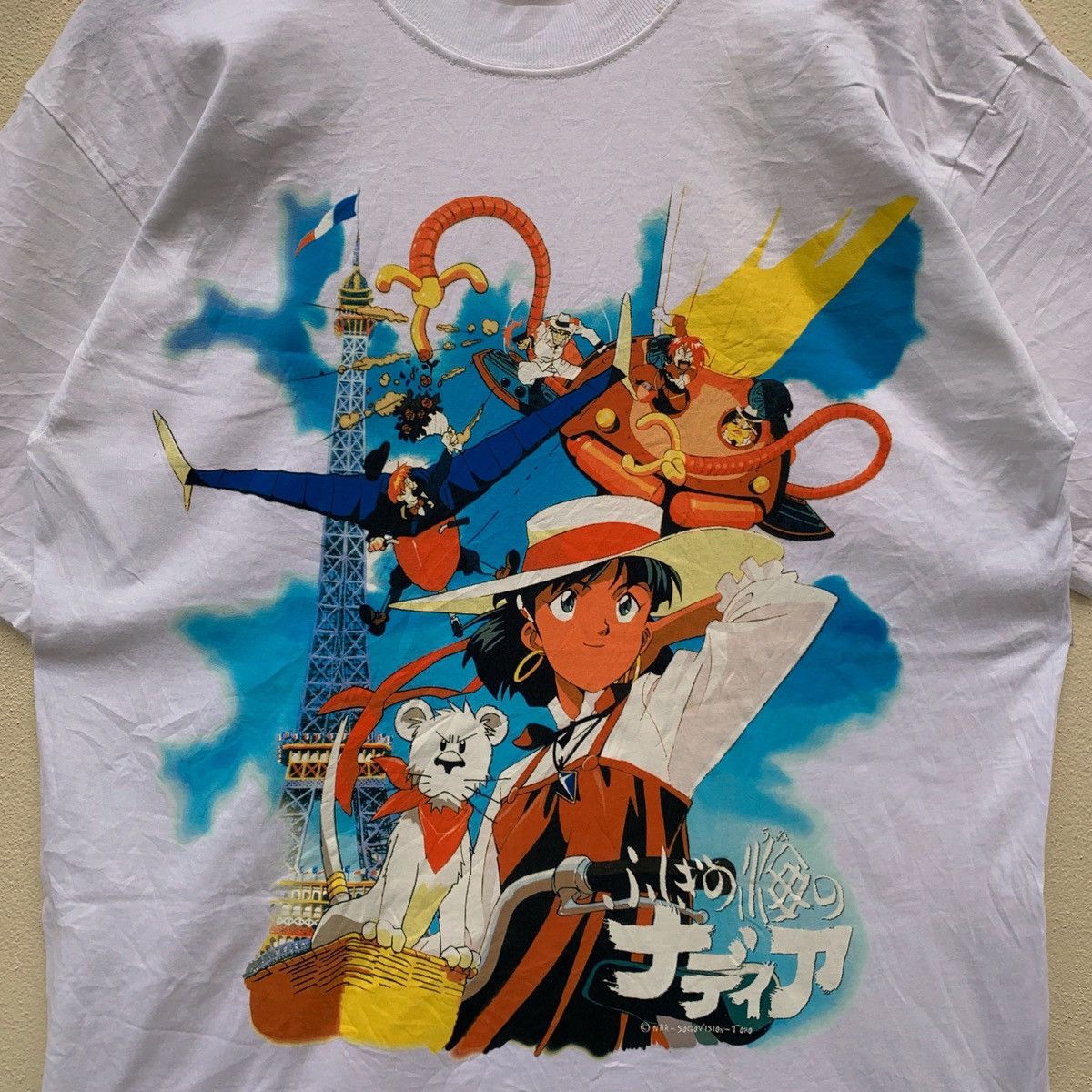 Anime × Vintage Crazy Rare NADIA SECRET OF BLUE WATER VINTAGE ANIME 1990s Size US L / EU 52-54 / 3 - 2 Thumbnail