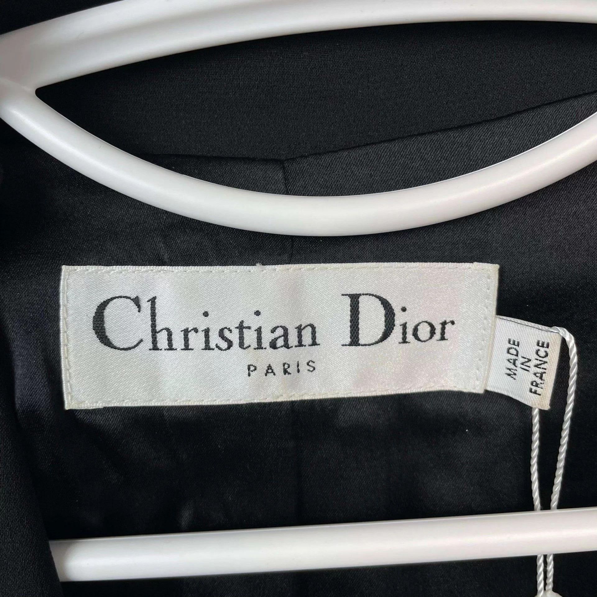 Dior Dior men's silk vest black 38 Size S / US 4 / IT 40 - 3 Thumbnail