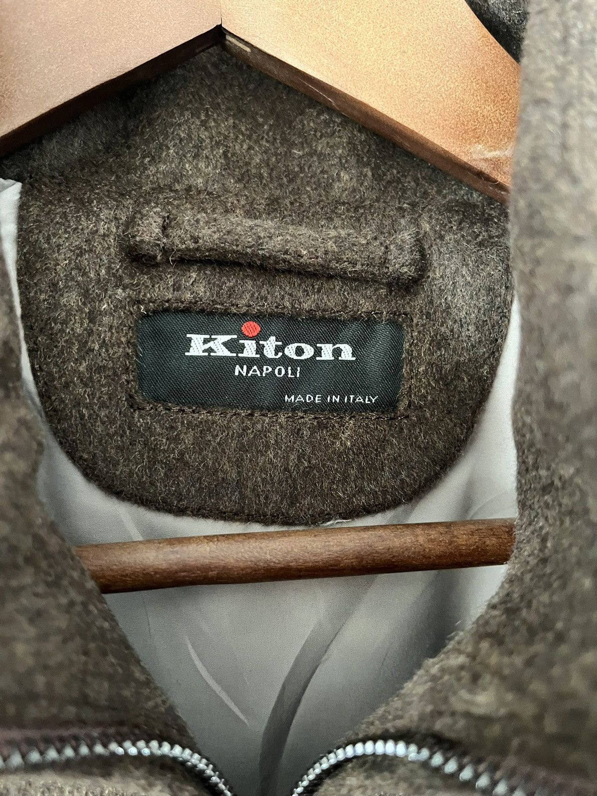 Kiton Kiton grey cashmere and wool jacket size it48 Size US M / EU 48-50 / 2 - 2 Thumbnail